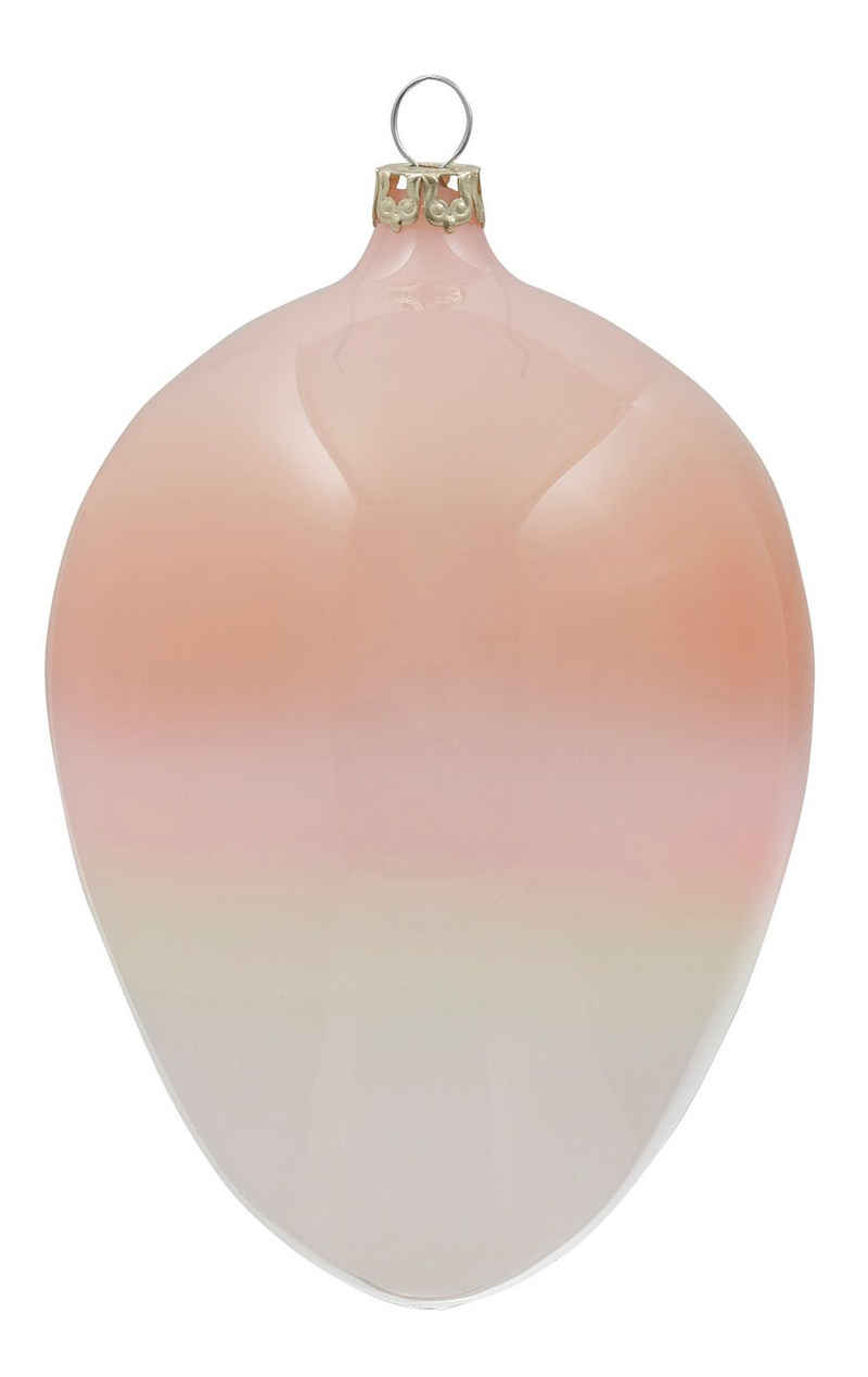 Thüringer Glasdesign Osterei Farbverlauf (1 St), Osterdeko, Höhe 13 cm, mundgeblasen und handdekoriert