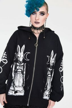 Jawbreaker Kapuzensweatshirt The Shining Rabbit Hoodie Gothic Goth Grufti Hase Okkult