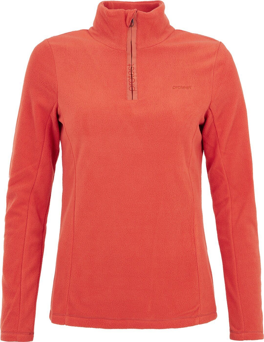 Protest Fleecepullover MUTEZ 1/4 zip top 881 Tosca Red