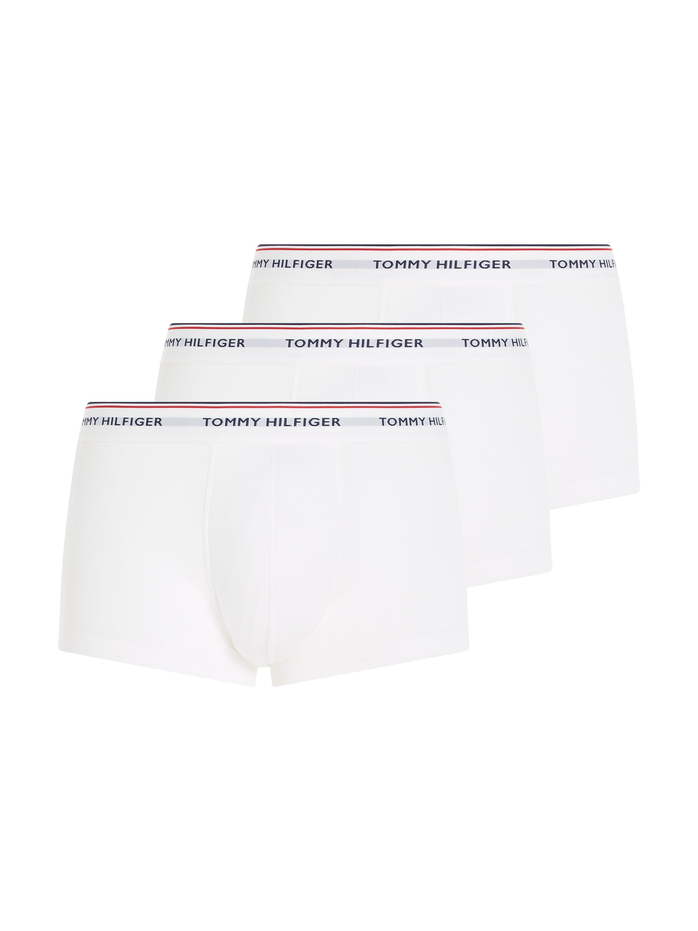 Schnäppchenpreise Tommy Hilfiger Underwear Trunk 3P 3er-Pack) 3-St., TRUNK LR weiß Logo-Elastikbund mit (Packung