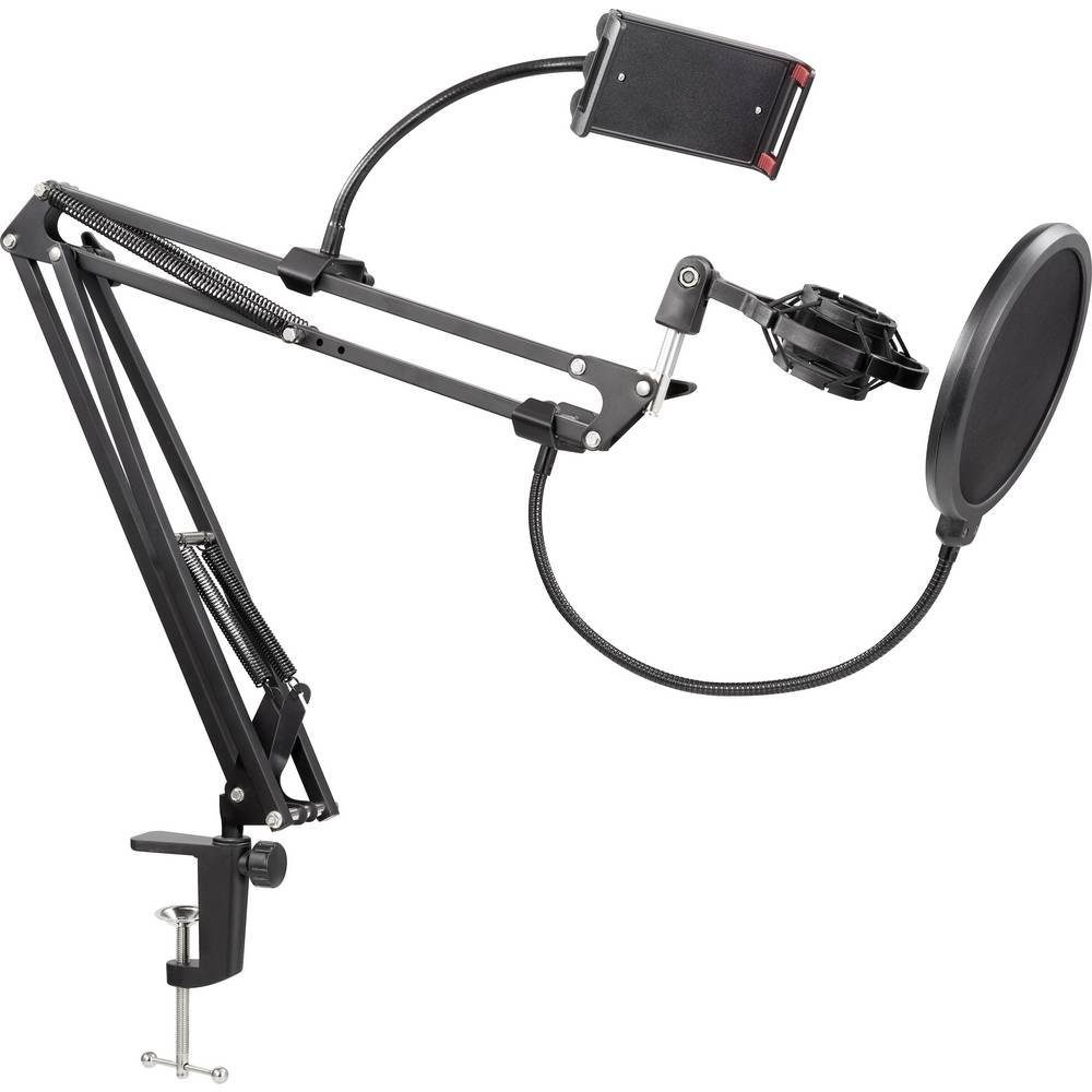 Renkforce Mikrofonständer Mikrofonständer, Pop-Filter und Telefonhalter