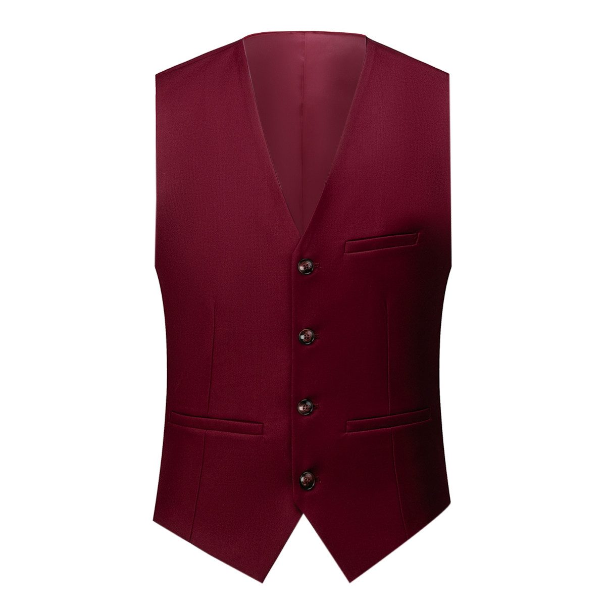 Allthemen Anzug (3 tlg) Herren Slim Fit Hochzeitsanzug komplett eleganter Anzugset