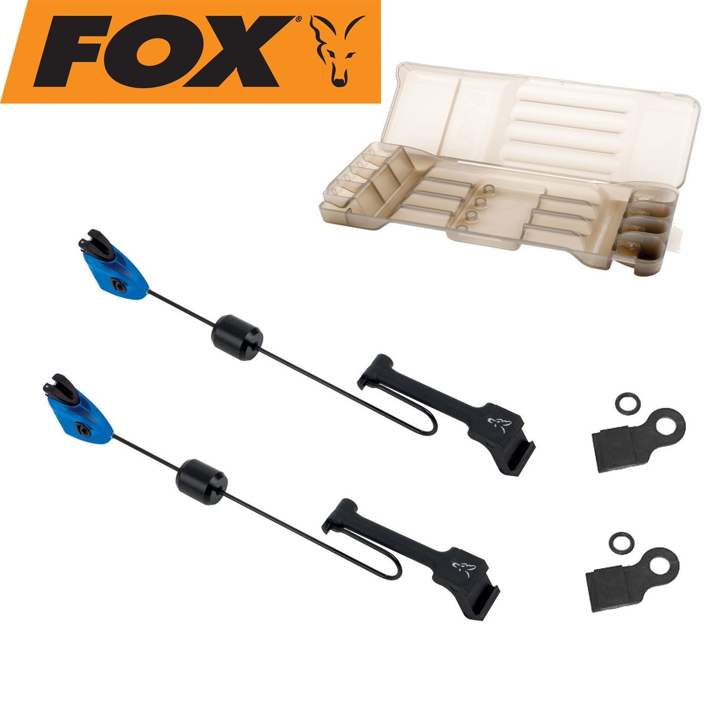 Hängebissanzeiger FOX MK3 Swinger 2er Set - blau