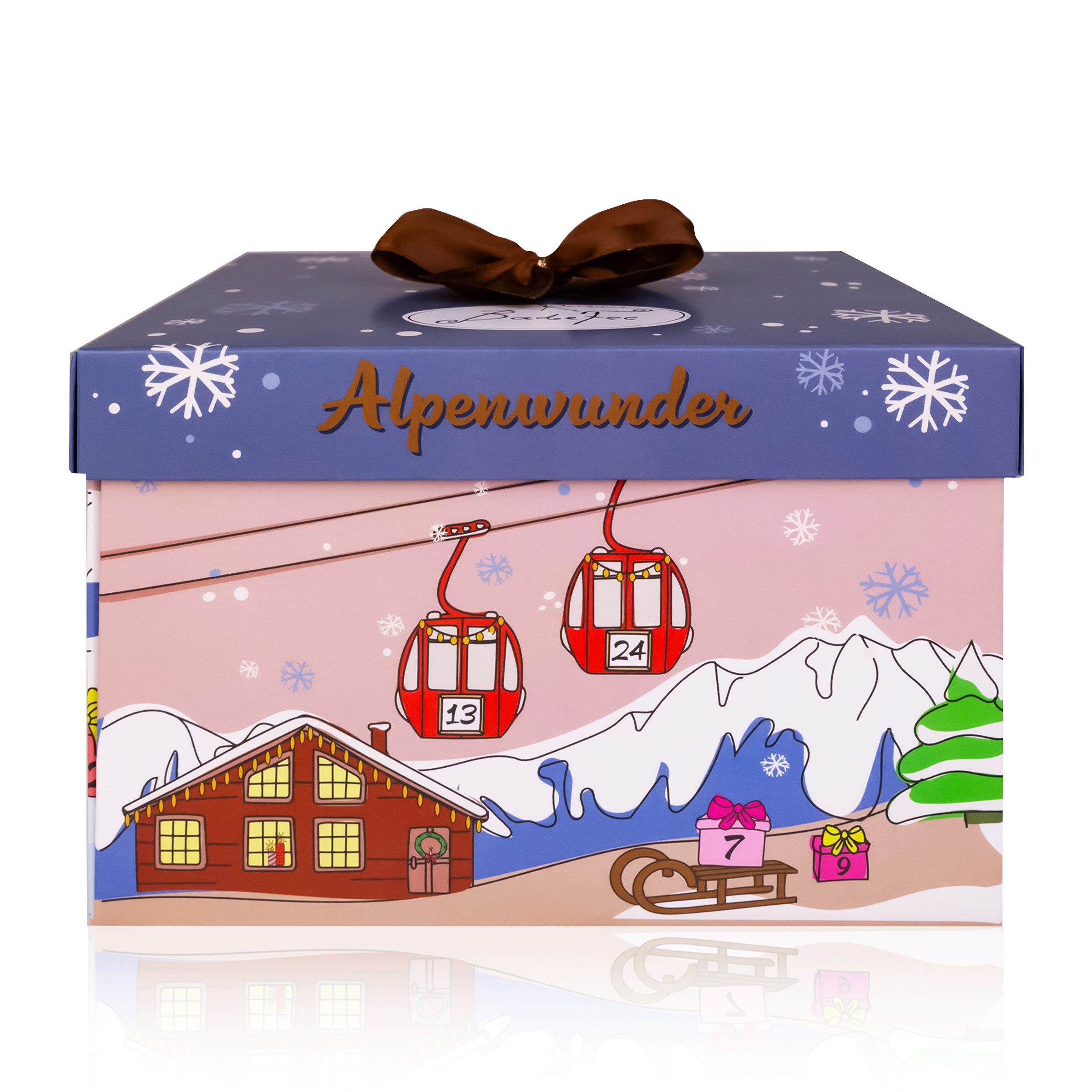 ACCENTRA Adventskalender BadeFee Adventskalender Alpenwunder 24 handgemachte Beauty & Pflege, BadeFee Alpenwunder - Mikroplastikfrei