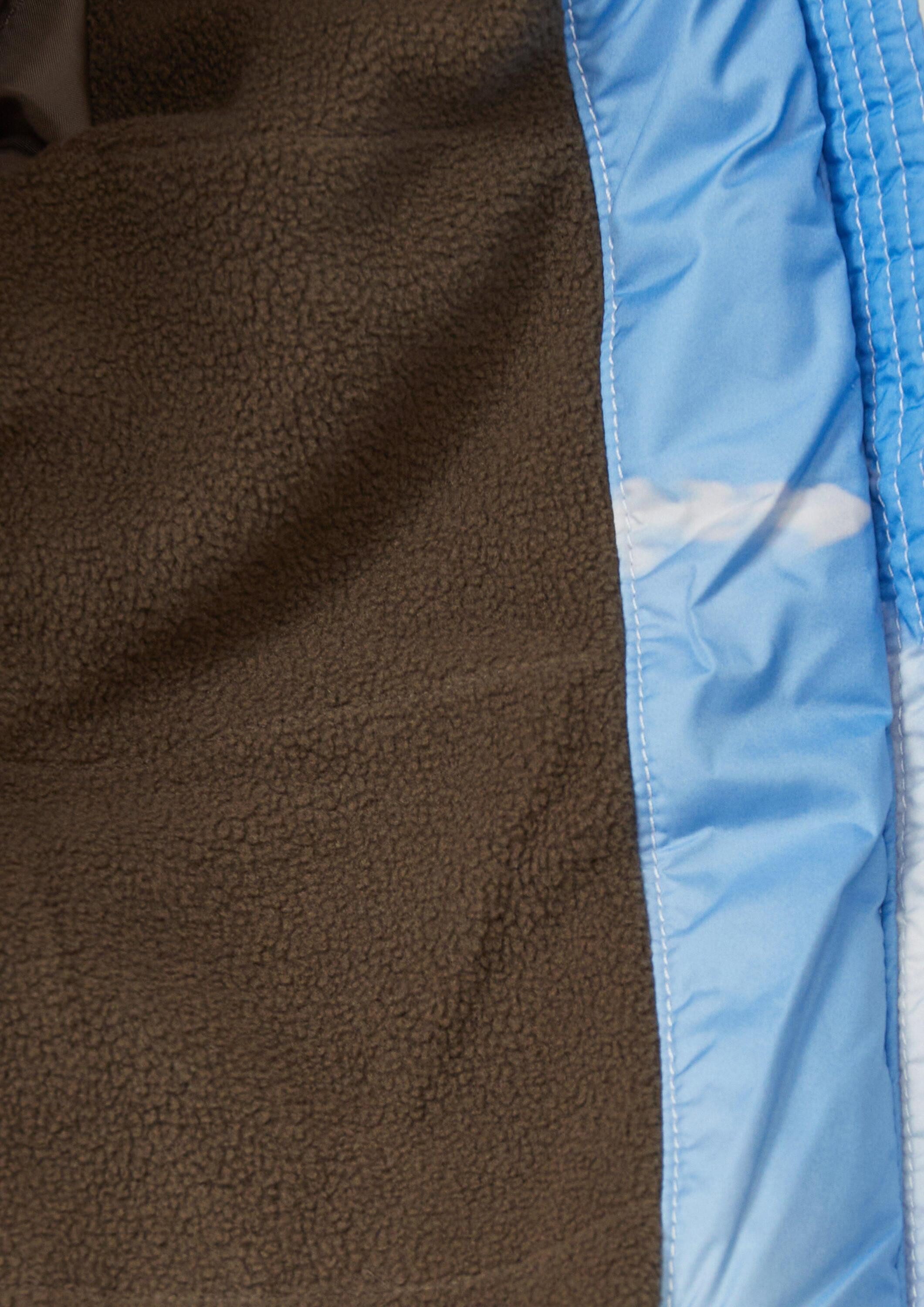 s.Oliver Funktionsjacke Outdoor-Jacke Wattierte Jacke mit Fleecefutter und Kapuze