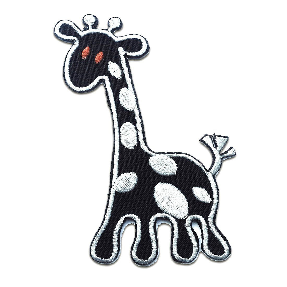 Catch the Patch Пластырь Bügelbild, Aufbügler, Applikationen, Patches, Flicken, zum aufbügeln, Polyester, Giraffe Tier - Größe: 9,4 x 6,5 cm