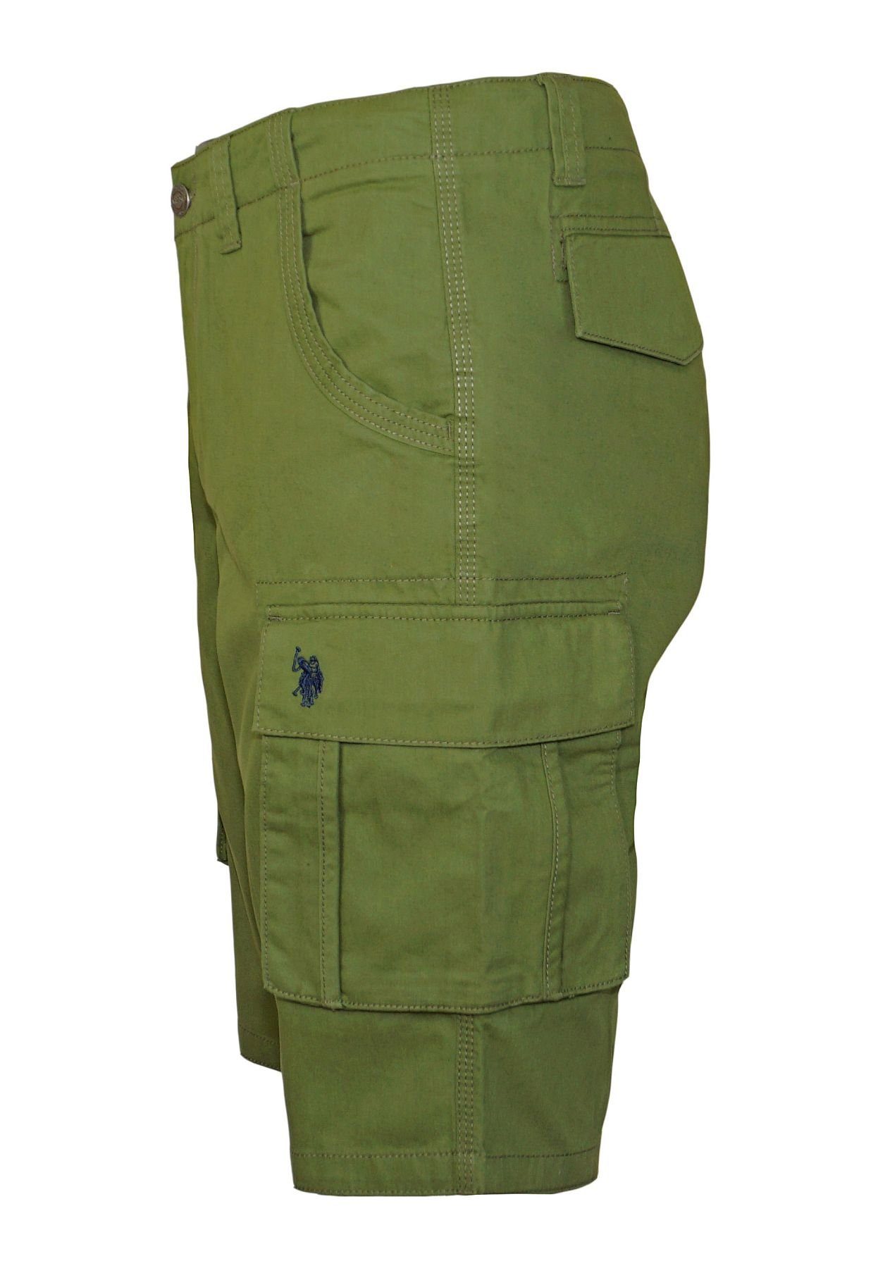 U.S. Polo Assn. Cargoshorts Shorts kurze Cargo Hose ELFRED mit großen (1-tlg)