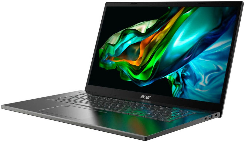 Acer Aspire 17 Notebook (43,94 cm/17,3 Zoll, Intel Core 7 150U, Intel Graphics, 16 GB, 1024 GB SSD) grau