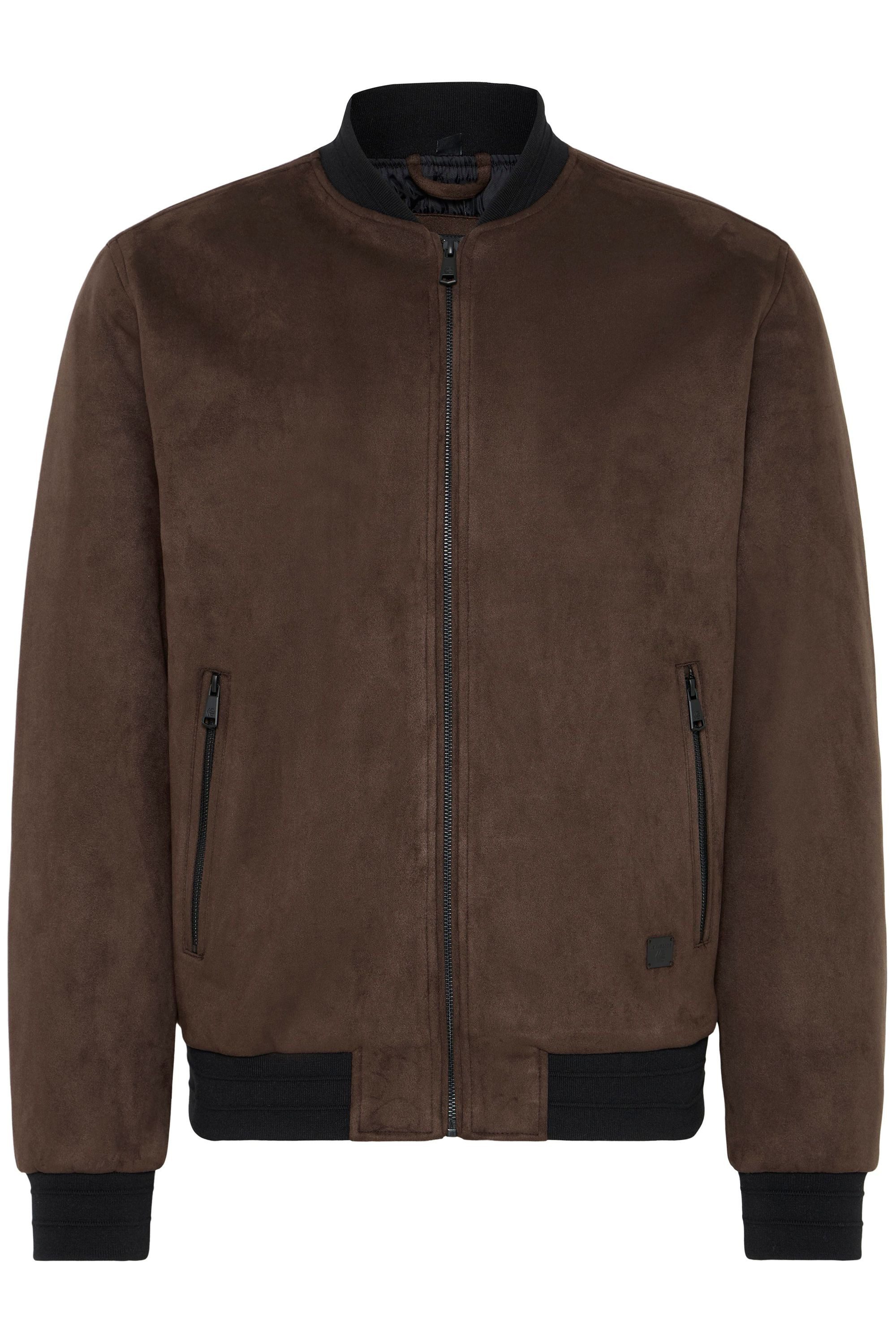 Indicode Lederjacke IDRielo Modische Kunstlederjacke mit elastischen Bündch günstig online kaufen