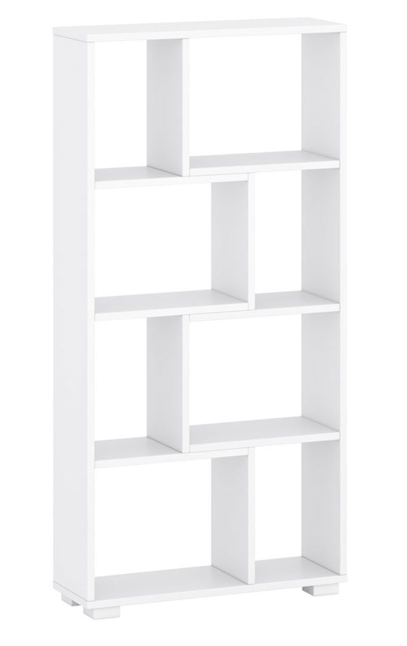 Feldmann-Wohnen Bücherregal Split, 60x20x120cm weiß