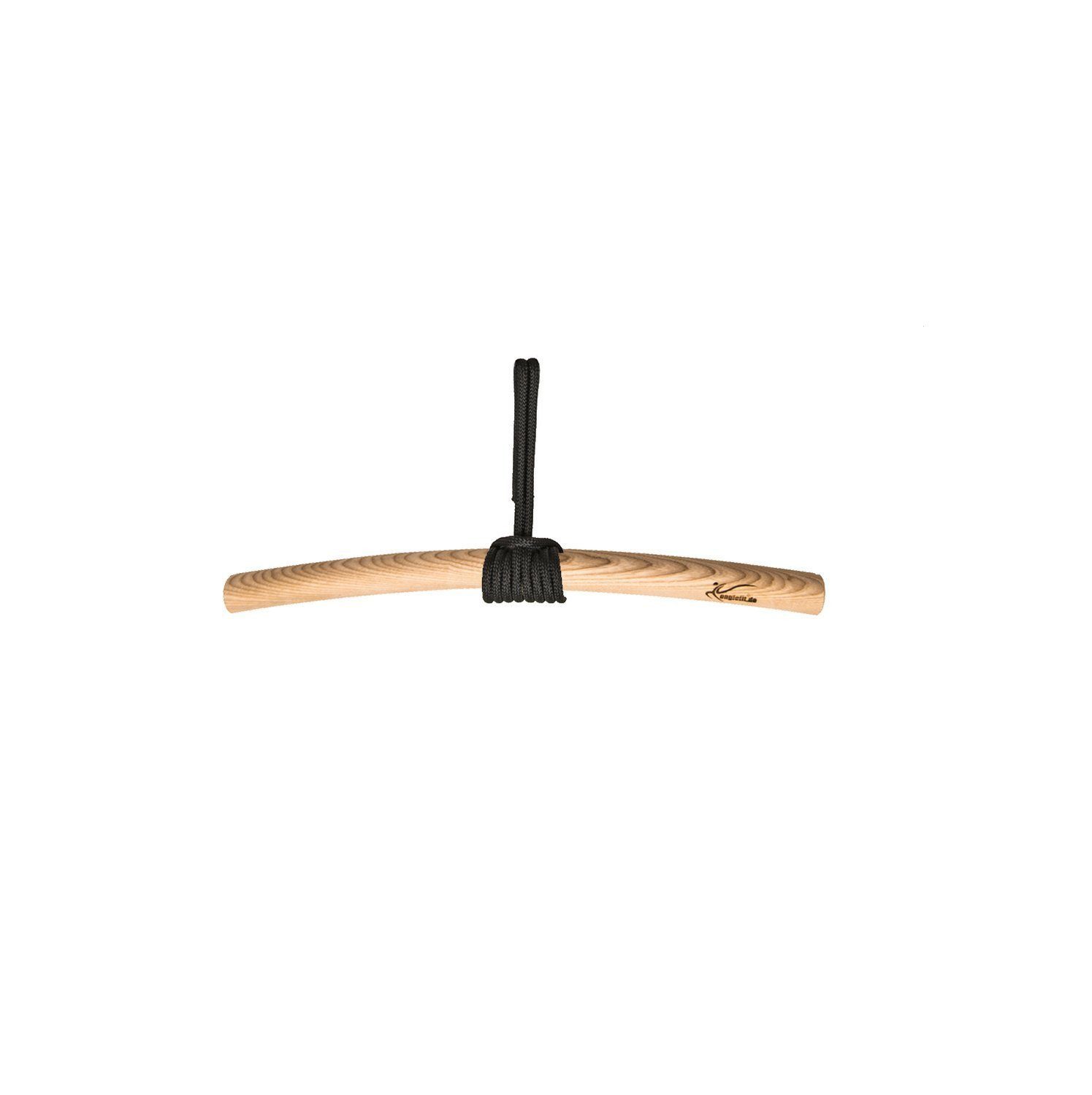 eaglefit® Klimmzugstange Holz Klimmzugstange gebogen 60 cm – naturbelassen, Made in Germany (1-tlg), Handmade in Germany, Eschenholz