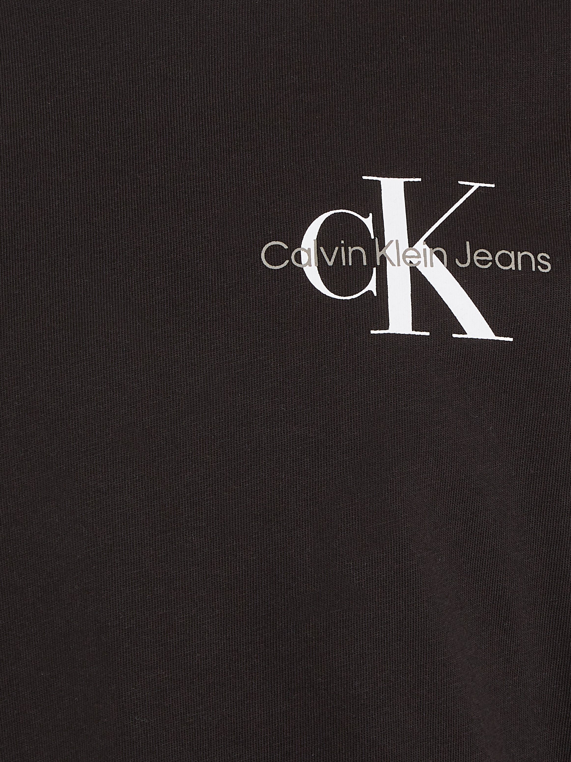 CHEST MONOGRAM Logodruck Klein LS Ck Black TOP Calvin Jeans Langarmshirt mit