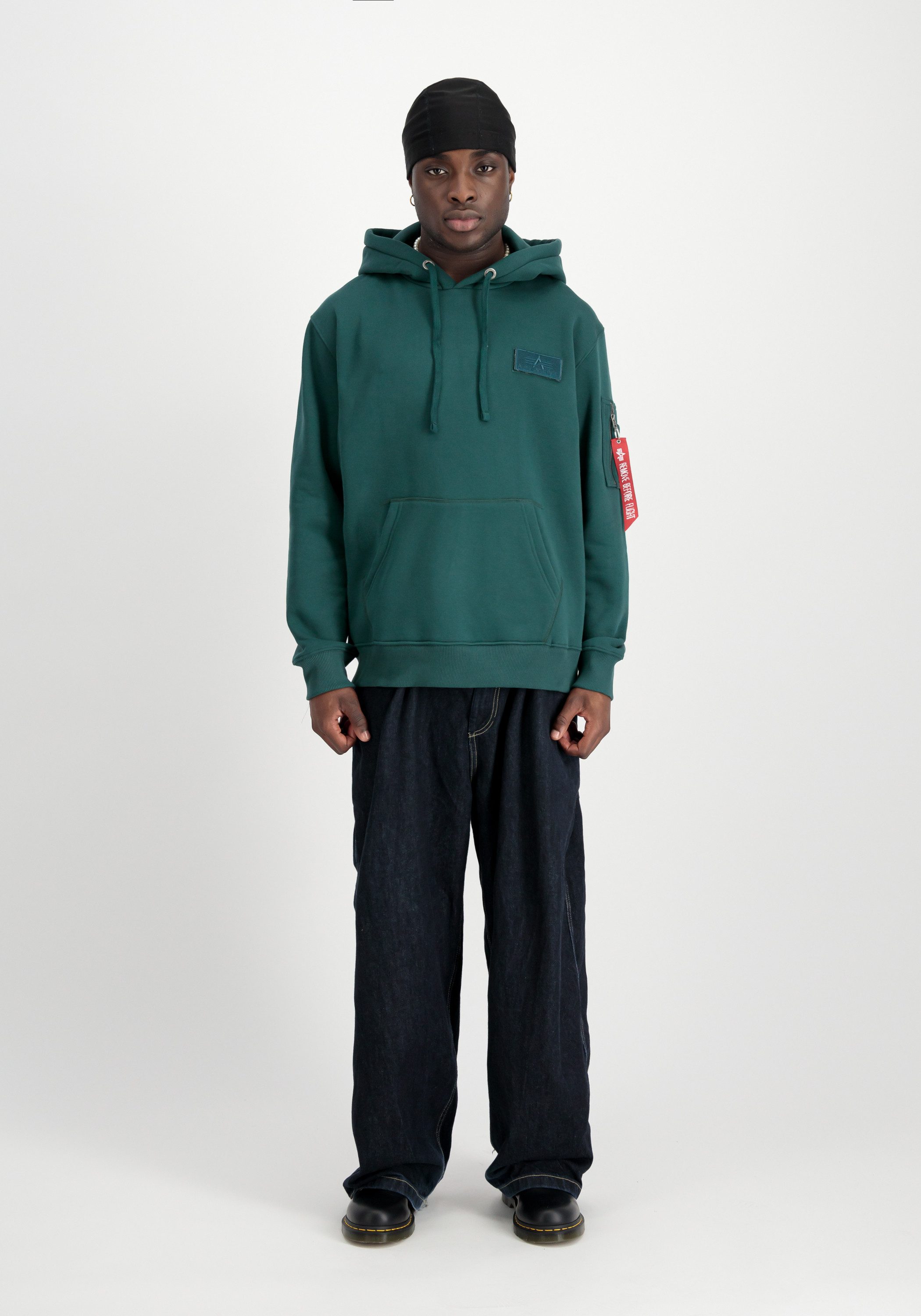 Alpha Industries Hoodie Red Stripe Hoodie