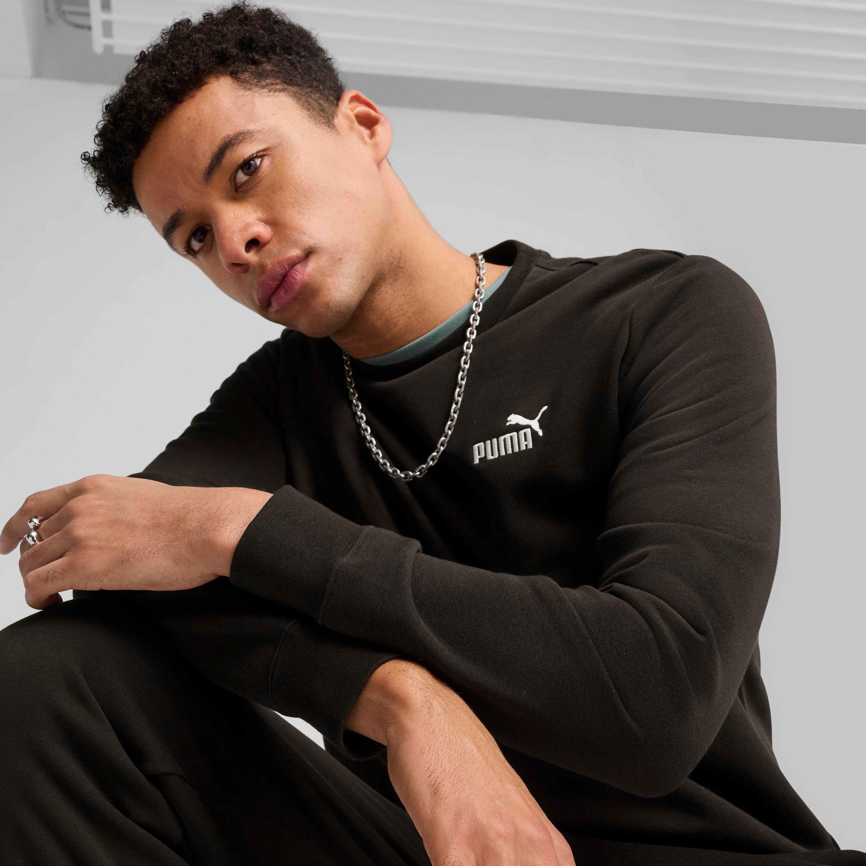 PUMA Langarmshirt ESS SMALL NO 1 LOGO CREW TR Regular Fit, Langarm, für sportlichen Alltag, Rundhalsausschnitt – Bild 4 von 5