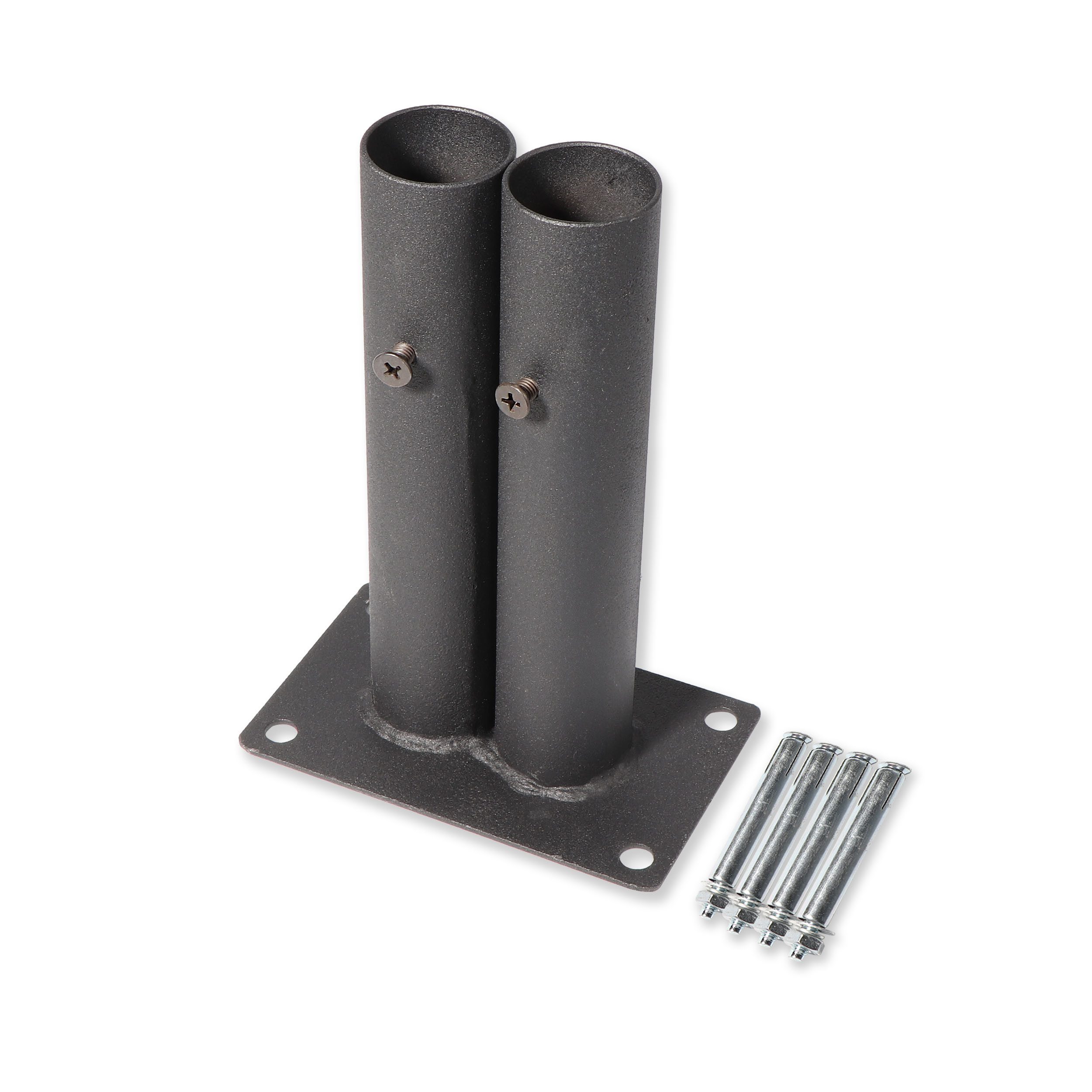 Gartenwelt Riegelsberger Pfostenträger Doppelverbindungshülse für Lamellenzäune Rohrdurchmesser 30 mm