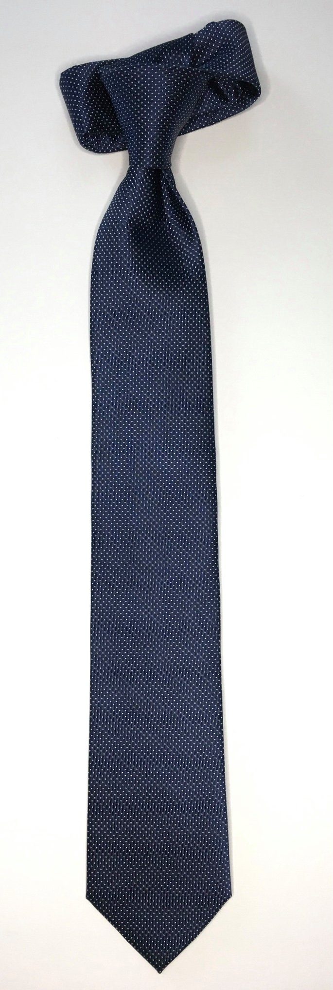 Seidenfalter Krawatte Seidenfalter 6cm Krawatte Picoté Dunkelblau Design edlen Seidenfalter Picoté Krawatte im