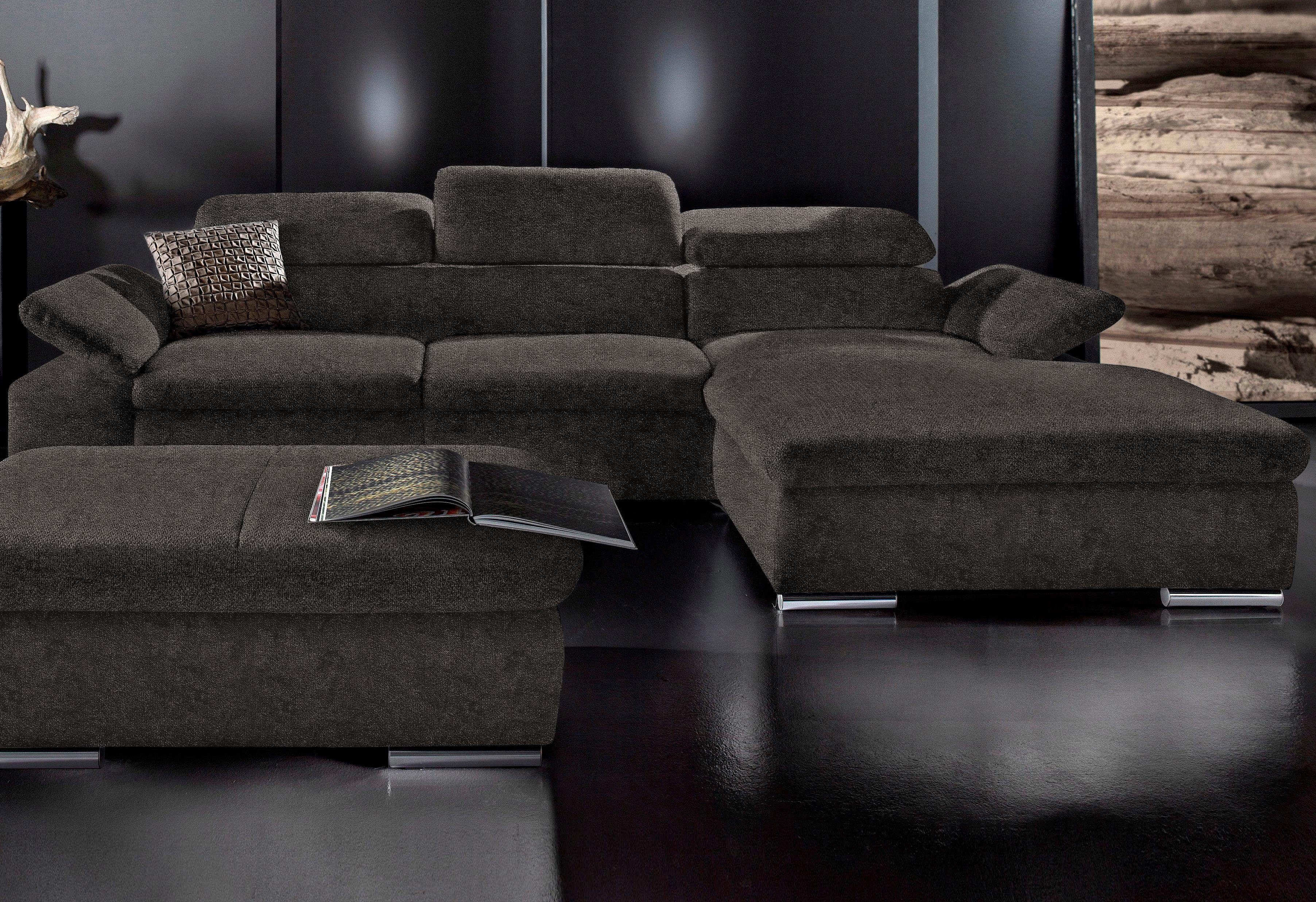 sit&more Ecksofa "Alcudia L-Form" wahlweise mit Bettfunktion günstig online kaufen