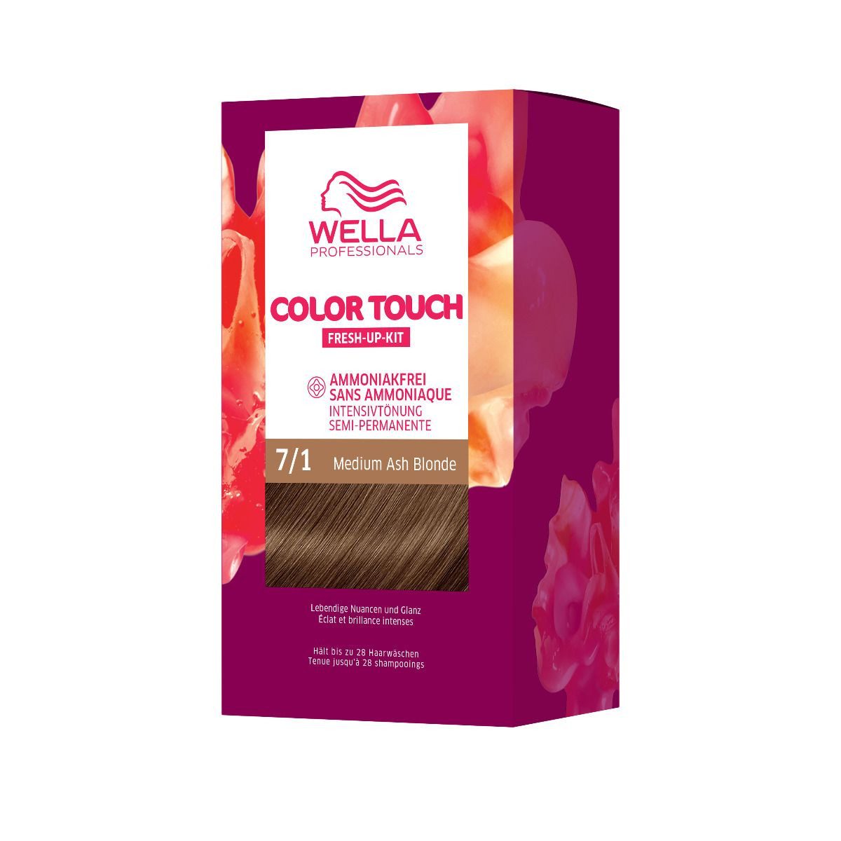 Haarfarbe Wella Color Touch Kits 7/1 Medium Ash 130ml