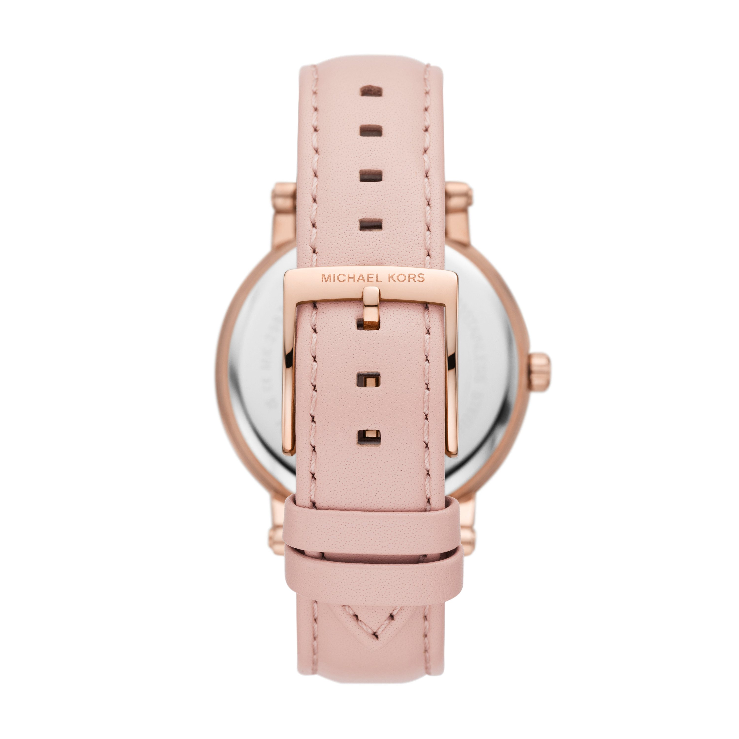MICHAEL KORS Quarzuhr COREY MK7552, Armbanduhr, Damenuhr, Lederarmband, analog, Glassteine