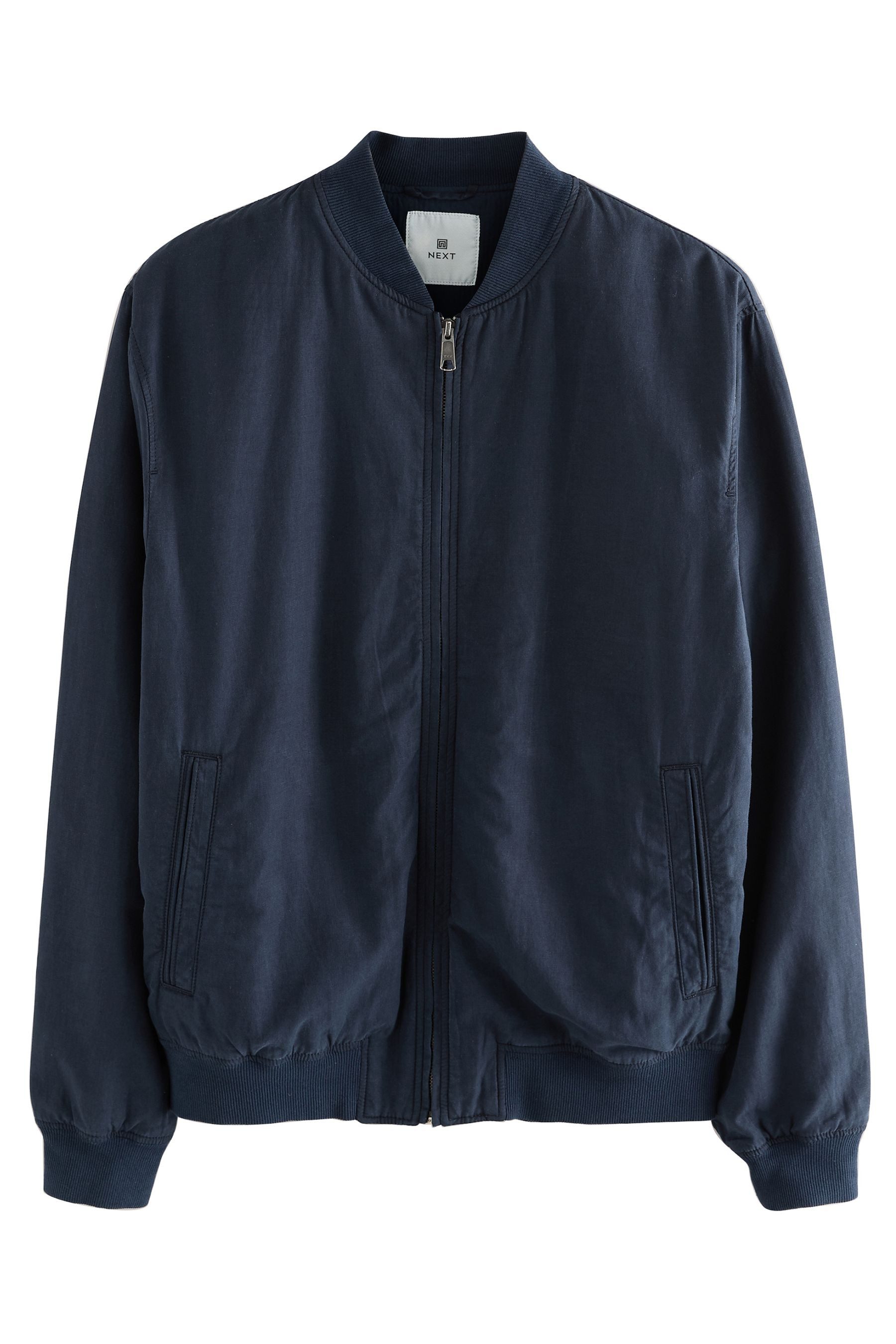 Next Bomberjacke Stückgefärbte Bomberjacke aus Leinen günstig online kaufen