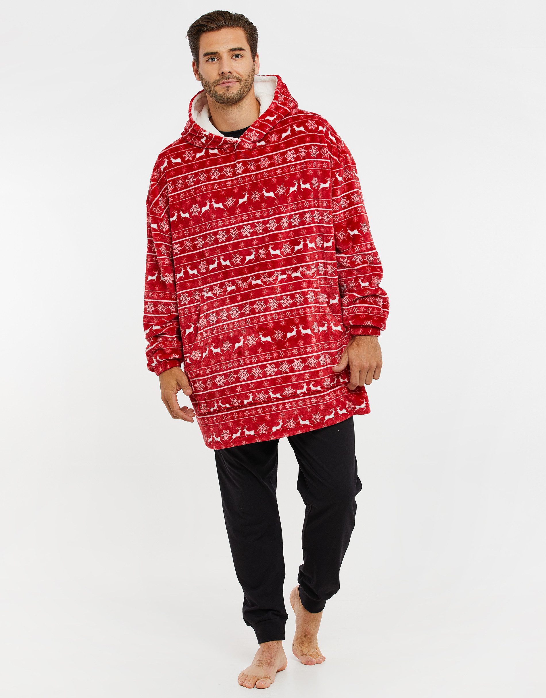 Threadbare Rundhalspullover im weihnachtlichen Design