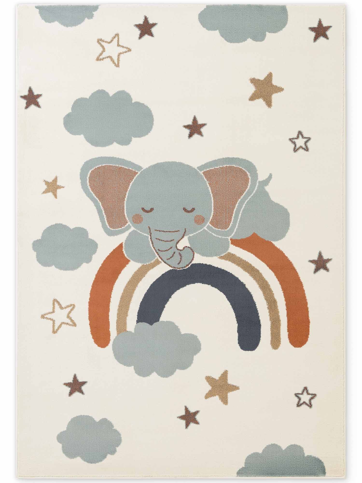 HANSE Home Kinderteppich Dreamy Jumbo, rechteckig, Höhe: 10 mm, Pflegeleicht, Weich, Kinderzimmer, Spielteppich, Spielunterlage