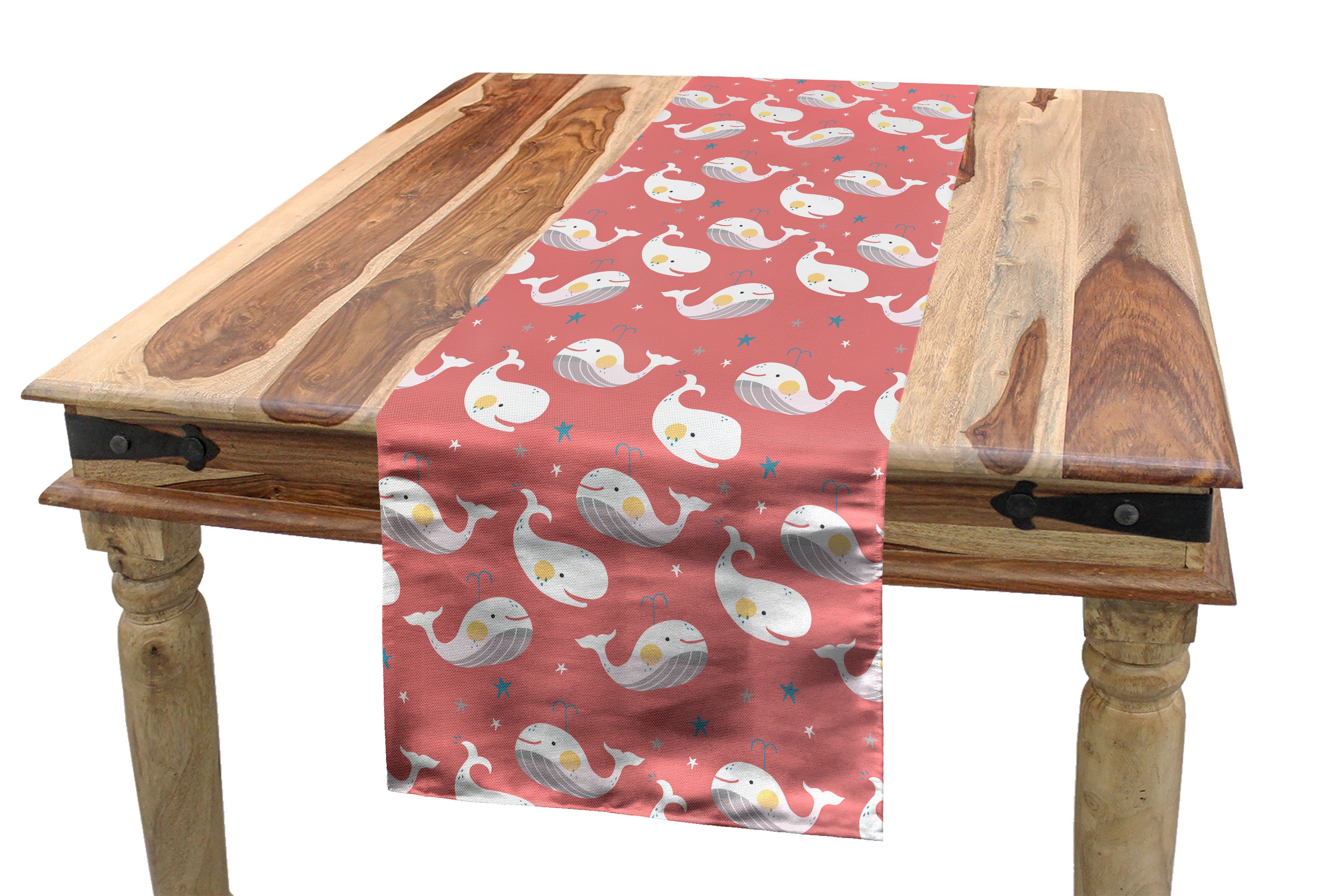 Abakuhaus Wal Küche Esszimmer Baby-Tiere Tischläufer für Dekorativer Tischläufer, Kinder Rechteckiger