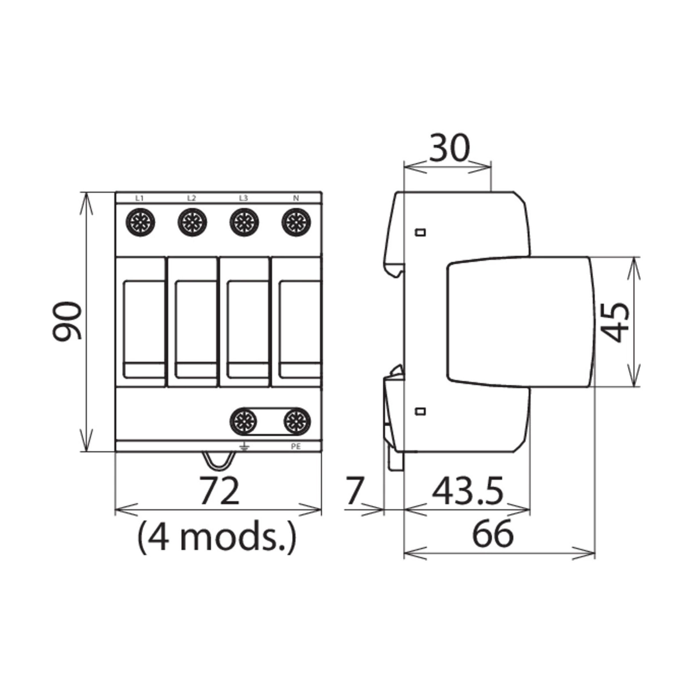 DEHN Schalter DEHNguard modular DG M TT 275 952310 DEHN Schutzlösungen (1-St)