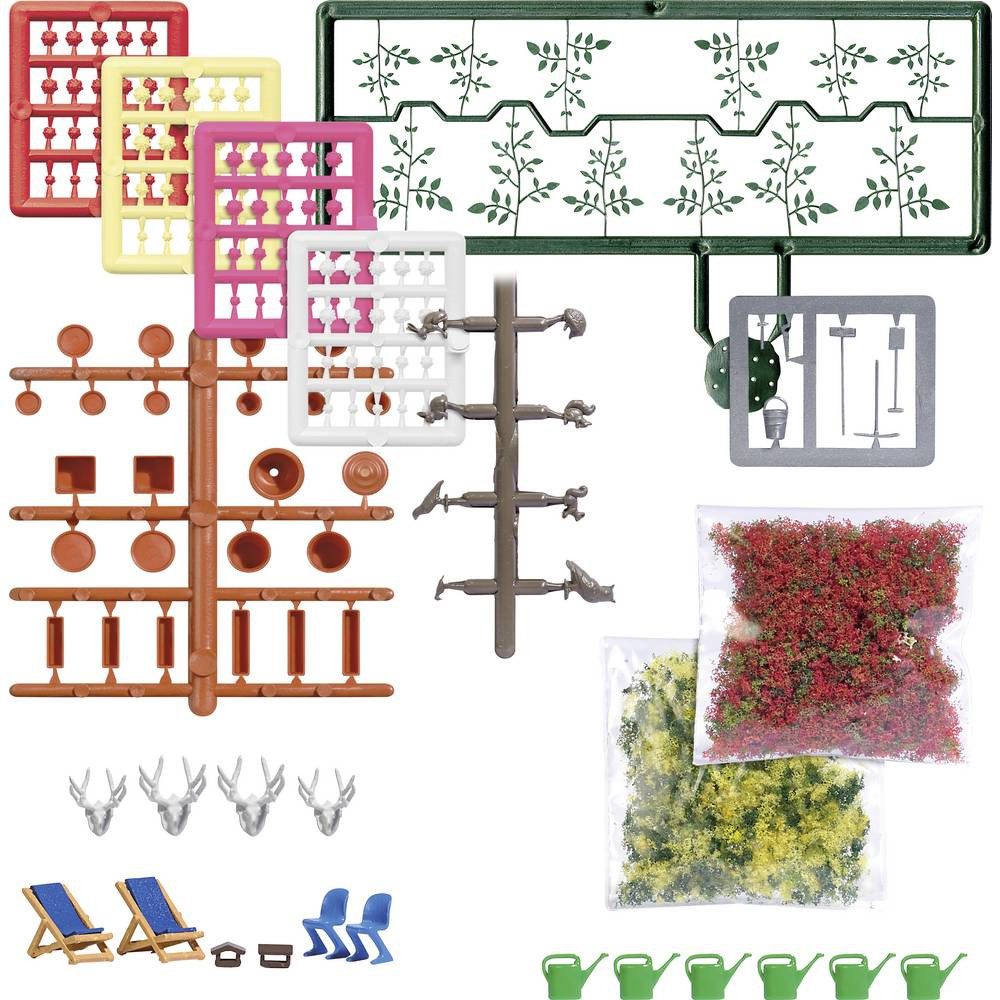 Busch Modelleisenbahn-Fertiggelände 1836 H0 Balkon-Set Bausatz