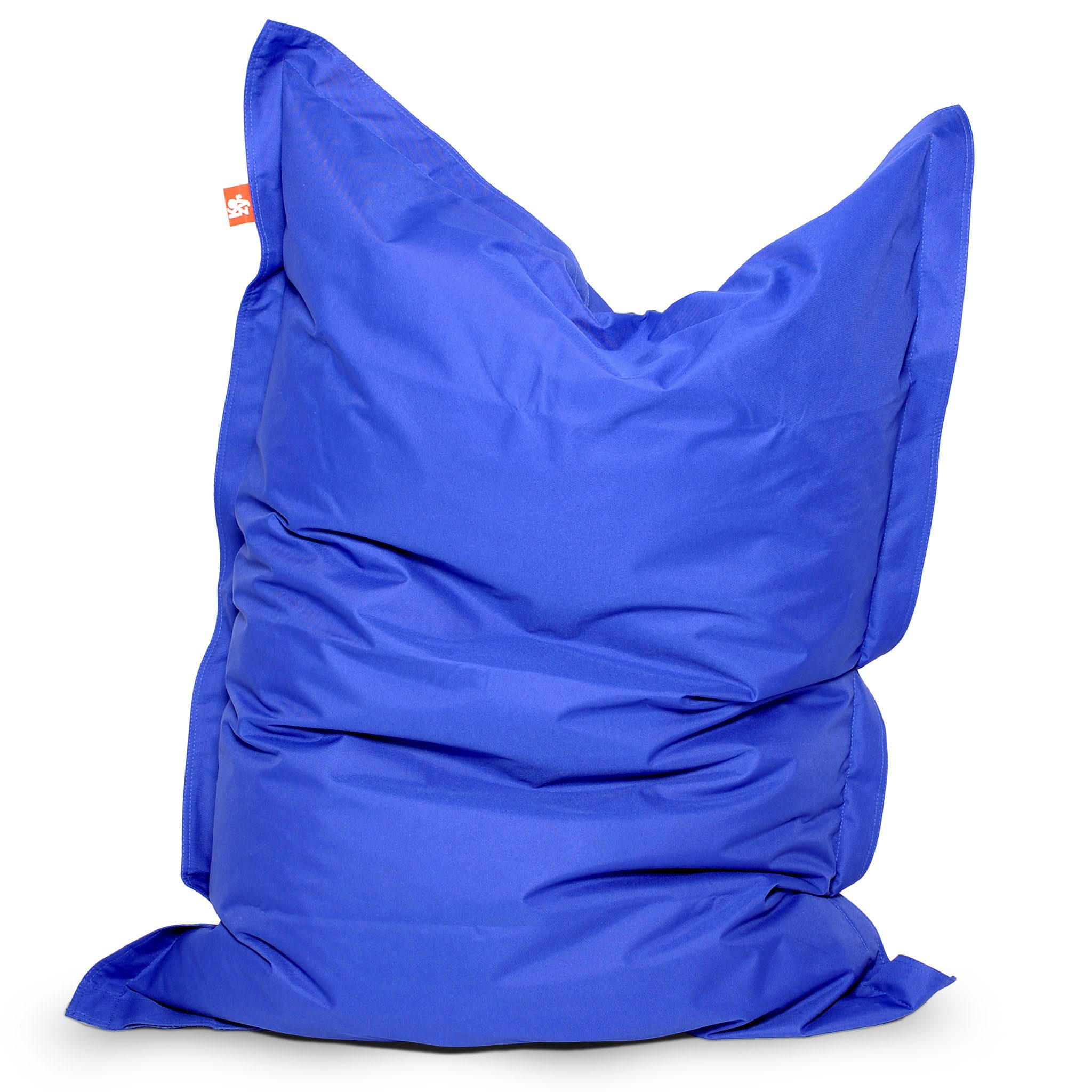 KOZYS Sitzsack Junior Beanbag - Für Kinder & Jugendliche (Stabiles sicheres Design mit EPS-Perlen, Indoor & Outdoor, Garten oder Kinderzimmer), Kindersitzsack Sitzhocker Bodenkissen Blau