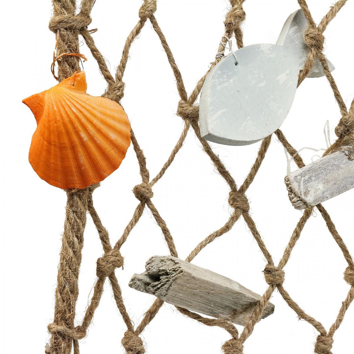 Viana Dekofigur Maritime Wanddeko Fischernetz mit günstig online kaufen