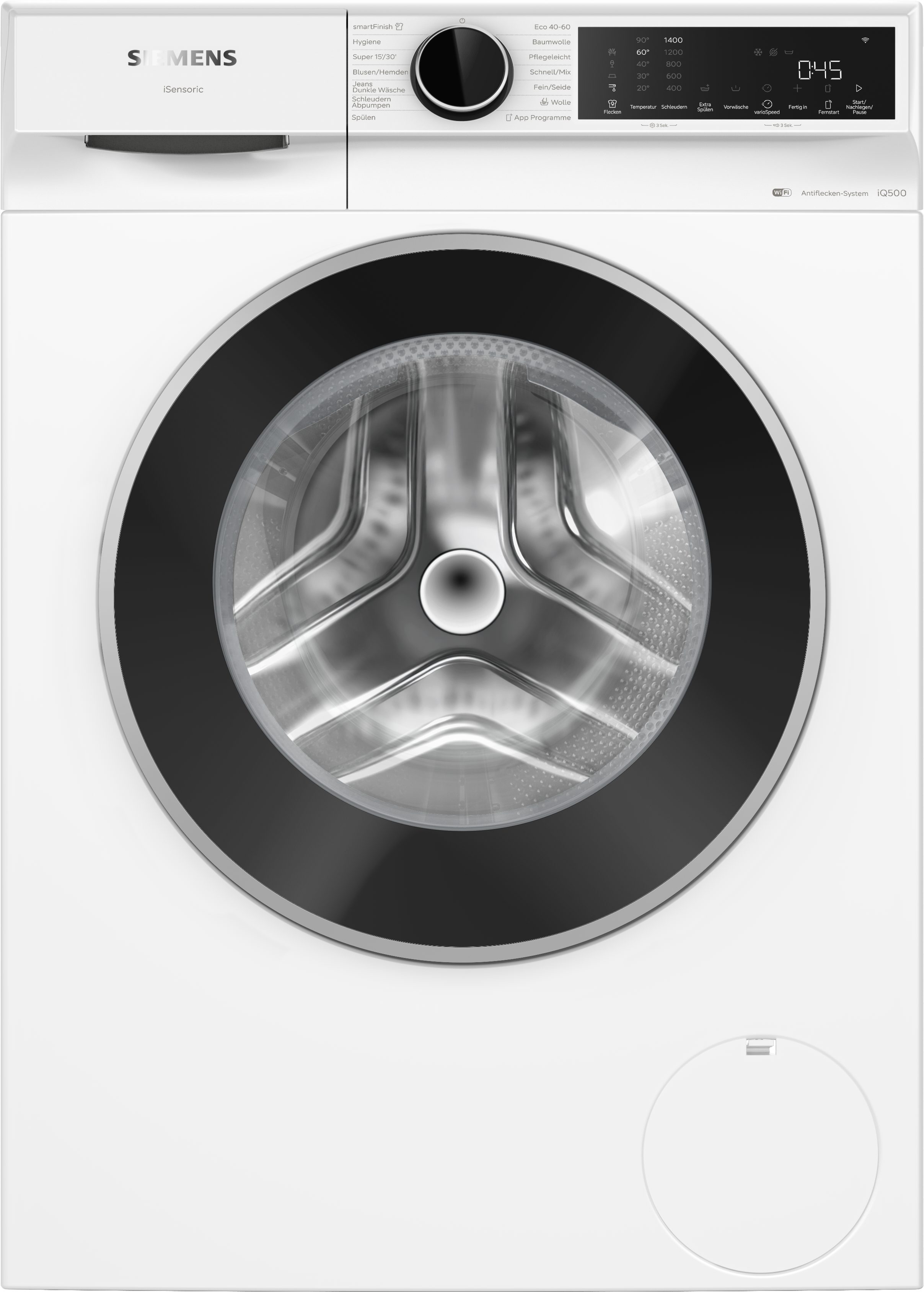 SIEMENS Waschmaschine iQ500 WG54J20K1, 10 kg, 1400 U/min, Langlebige Leistung dank iQdrive & schnelle Wascheprogramme – Bild 2 von 5