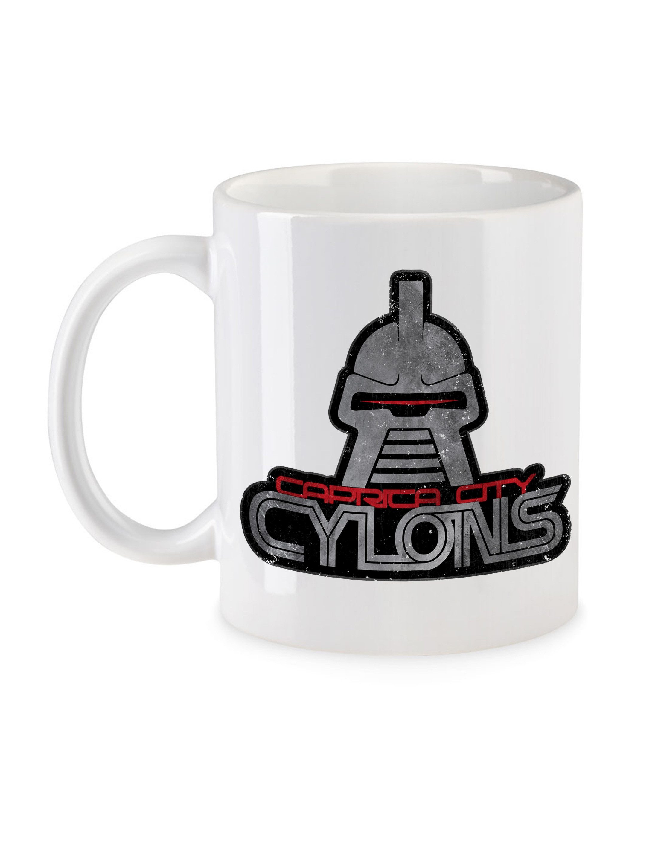 Urban Backwoods Tasse Caprica City Cylons Kaffeetasse TV Kampfstern Series Galactica Serie, 1-tlg., Keramik, Battlestar SciFi Cylons Zylonen