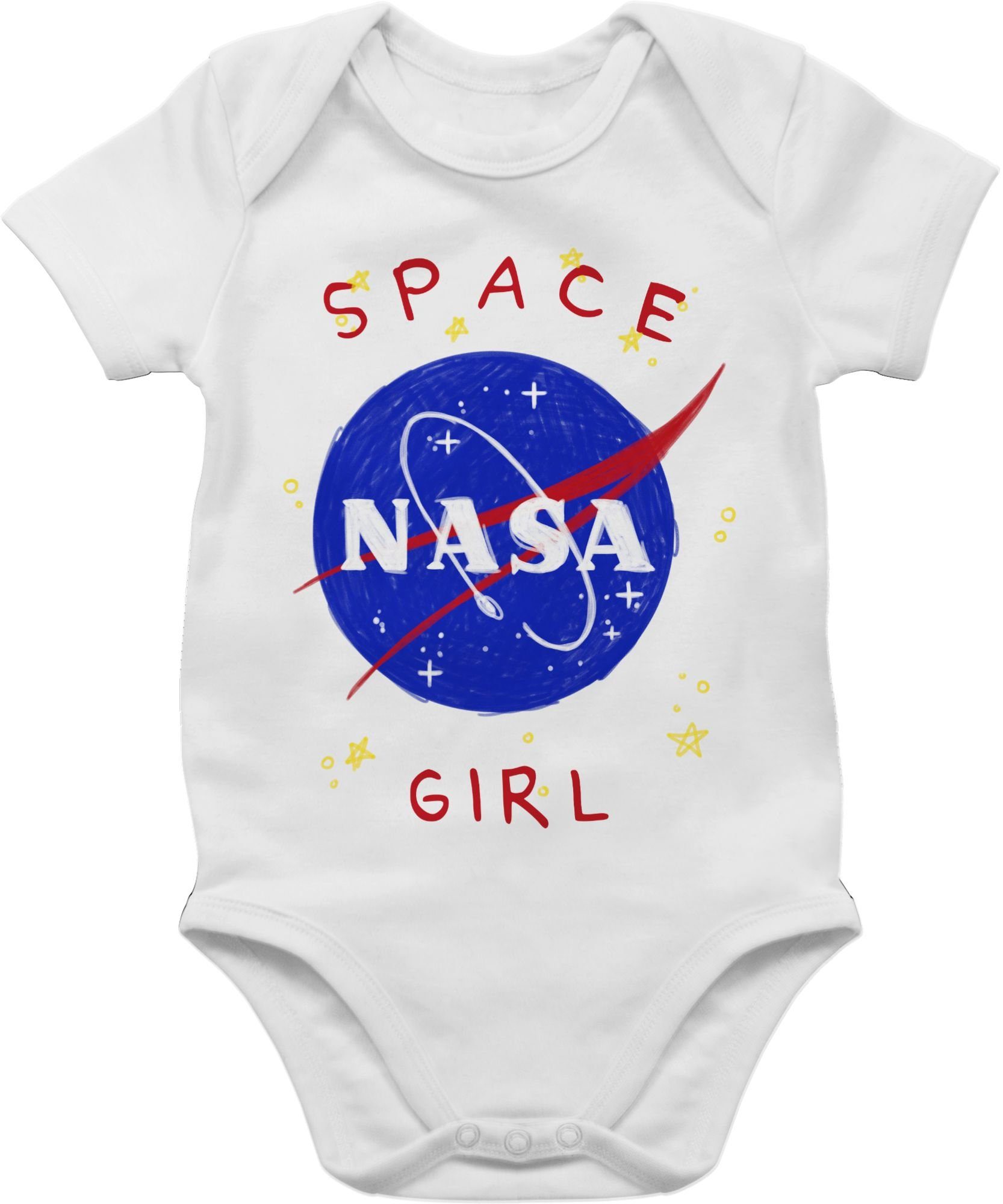 Shirtracer Shirtbody Space Girl Aktuelle Trends Baby 1 Weiß