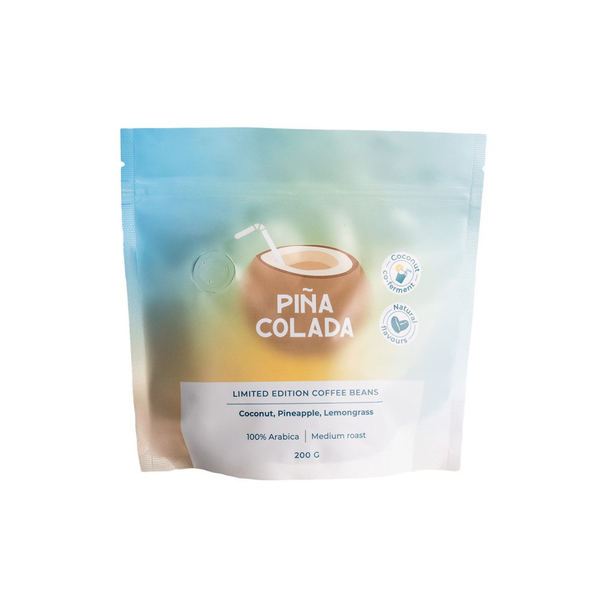 Coffee Friend Kaffee Limited Edition Kaffeebohnen Pina Colada (Kokos-Kofermentation), 200 g