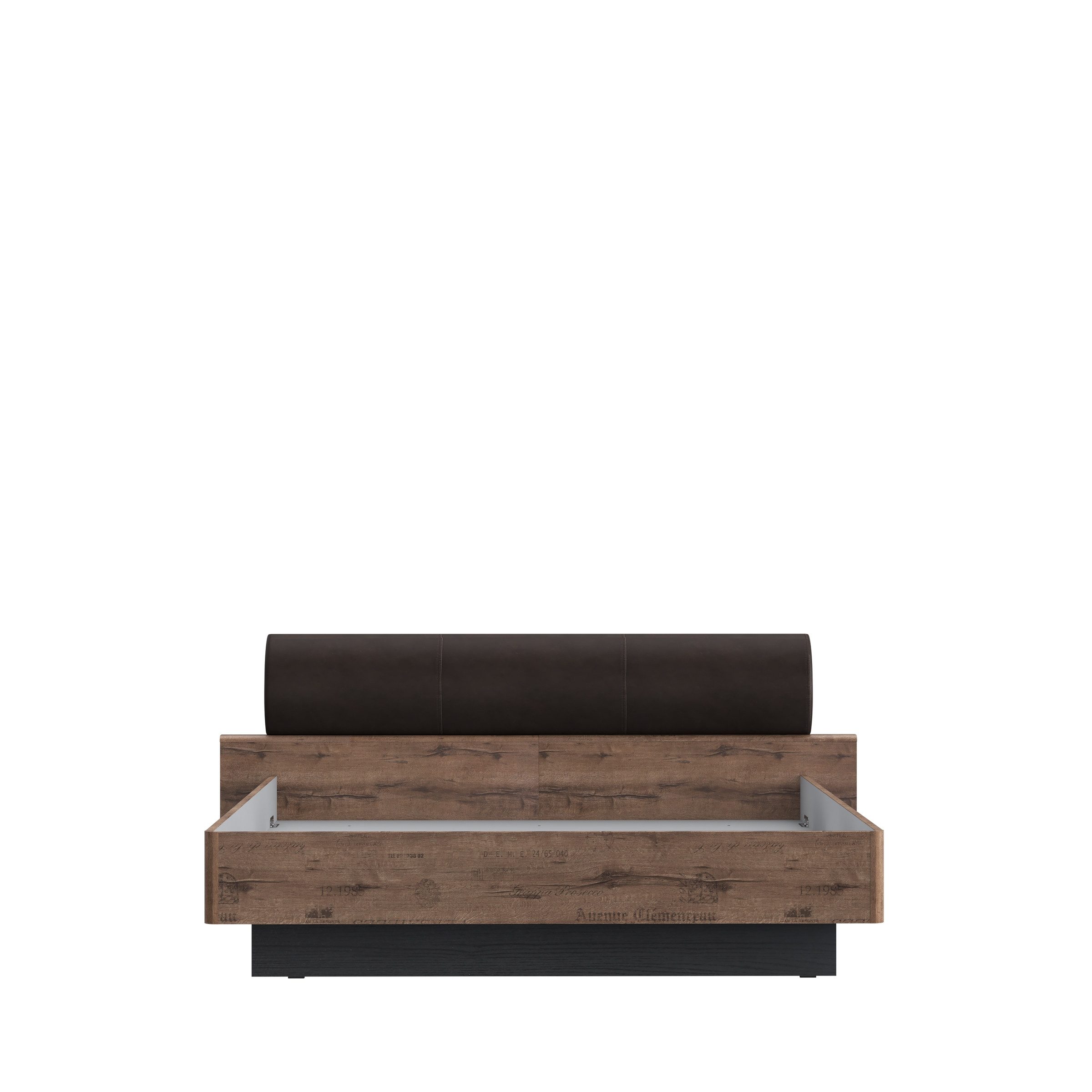 freiraum Bett Jacky, Script-Schlammeiche B/H/T ca. 219,8x90,2x212,3cm