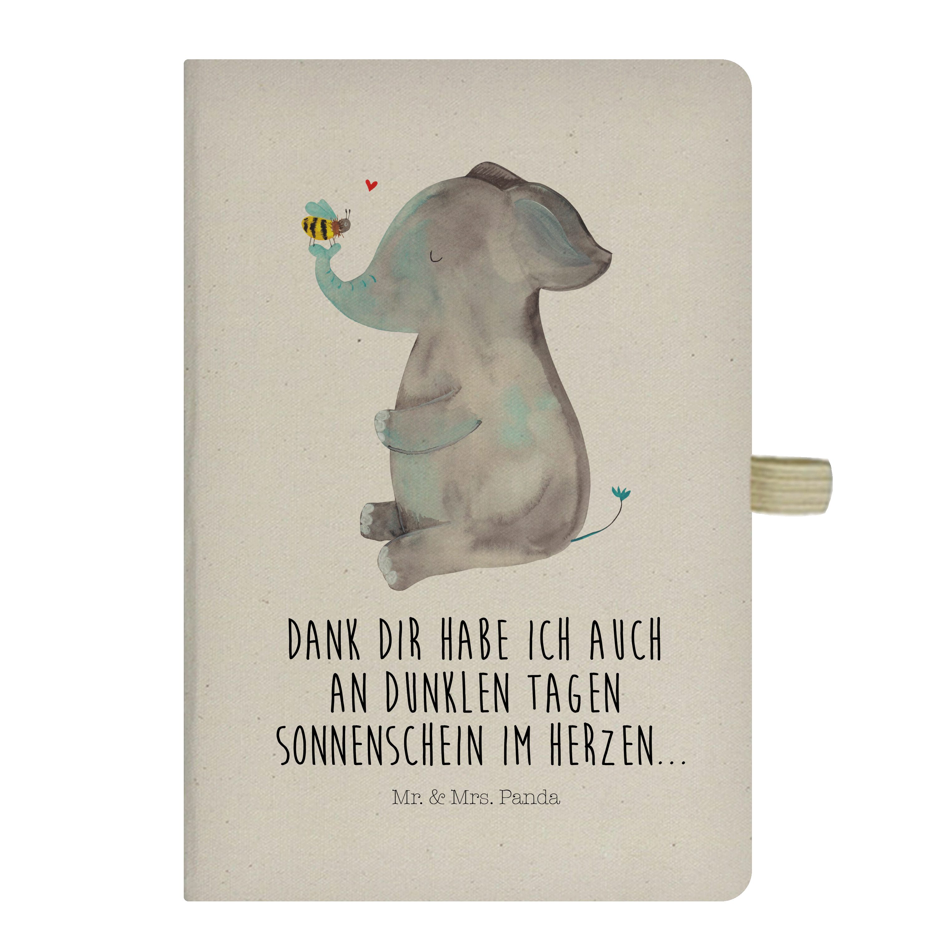 Mrs. Mrs. Biene & - Panda Geschenk, Journal, Mr. Notizen, Adressbuc & Panda Notizbuch Transparent & Mr. - Elefant