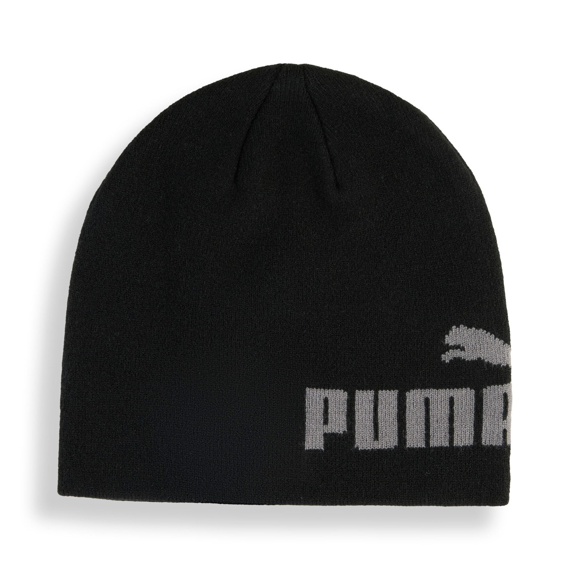 PUMA Strickmütze ESS MID CROWN CUFFLESS BEANIE Mütze, One Size, sportlicher Stil, bequemer Tragekomfort