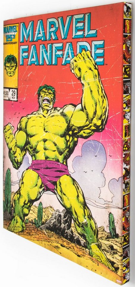 MARVEL Leinwandbild »Hulk«, (1 Stück)-HomeTrends