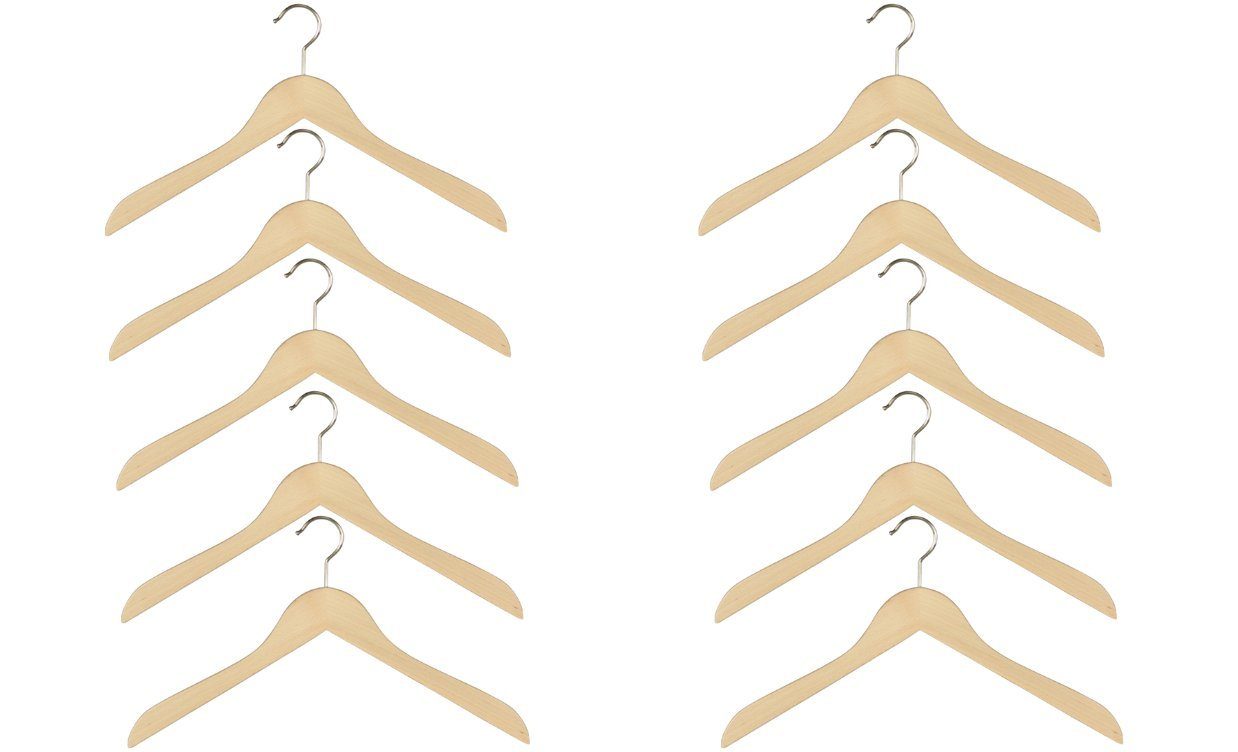 MAWA Kleiderbügel Holzbügel Business, körpergeformt, drehbarer günstig online kaufen