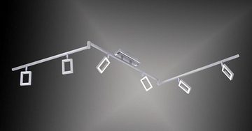 Paul Neuhaus Deckenleuchte INIGO, Dimmfunktion, LED fest integriert, Warmweiß, festverbaute Leuchtmitteln, warmweiß, schwenkbare Spotköpfe / Arme