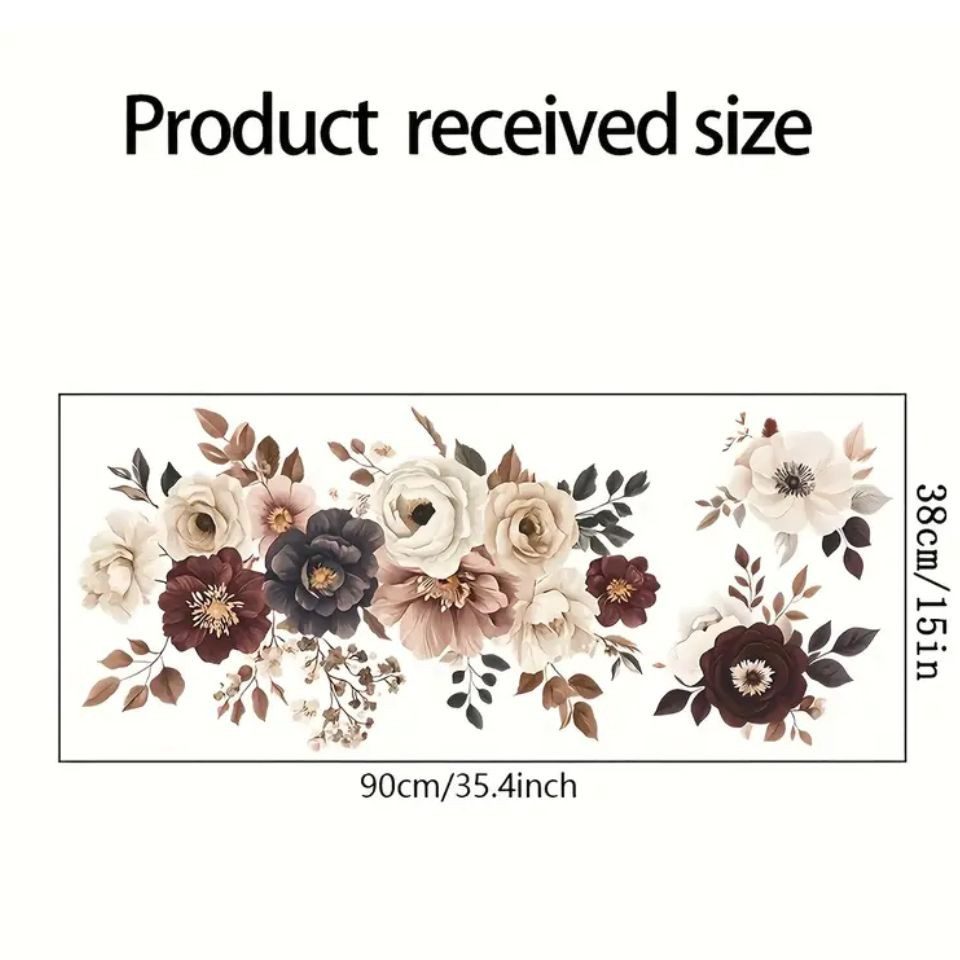 Montegoni Wandsticker Elegante Blumen Wandaufkleber – Selbstklebend für Woh günstig online kaufen