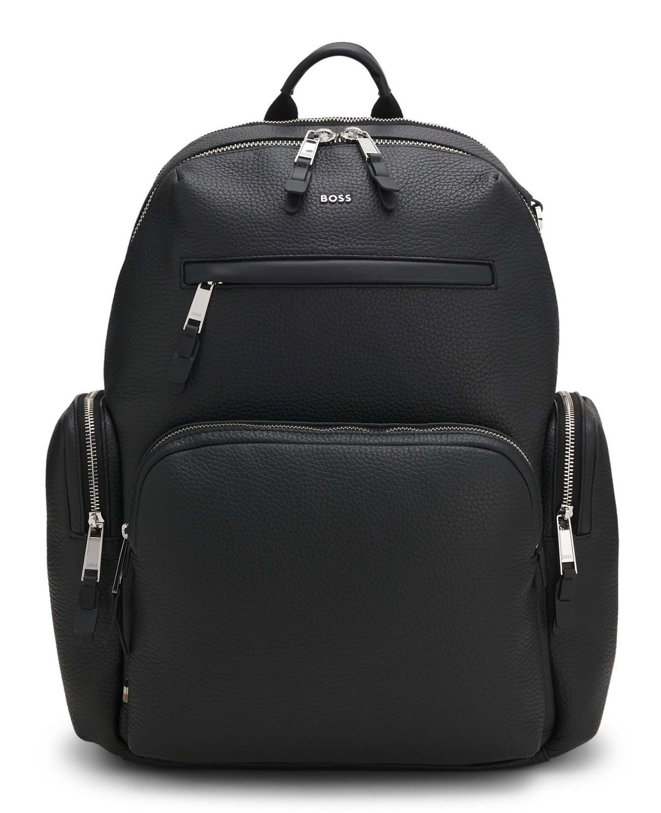 BOSS Rucksack Backpack, aus echtem Rindsleder