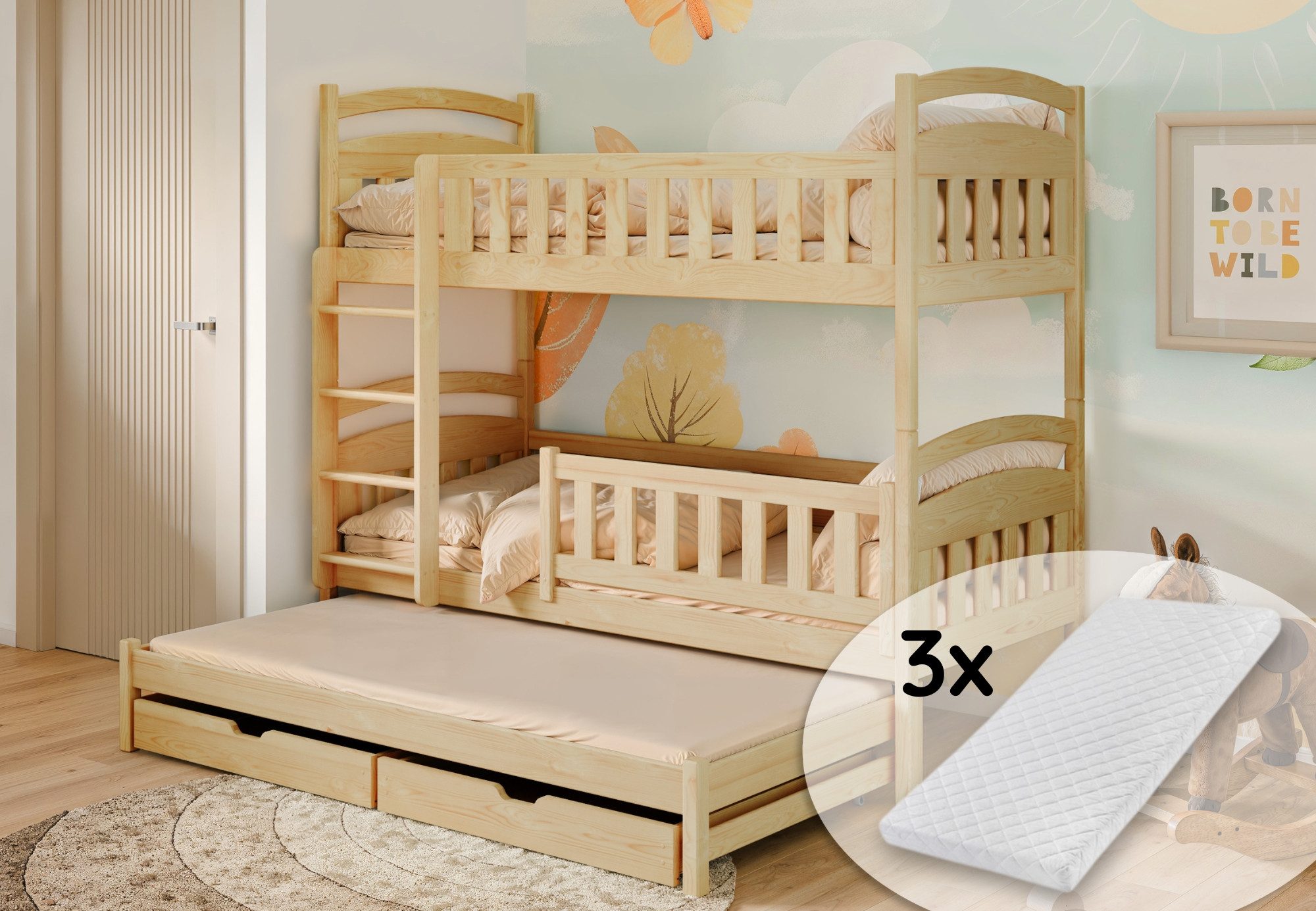 Kids Collective Etagenbett Hochbett Stockbett Kinderbett günstig online kaufen