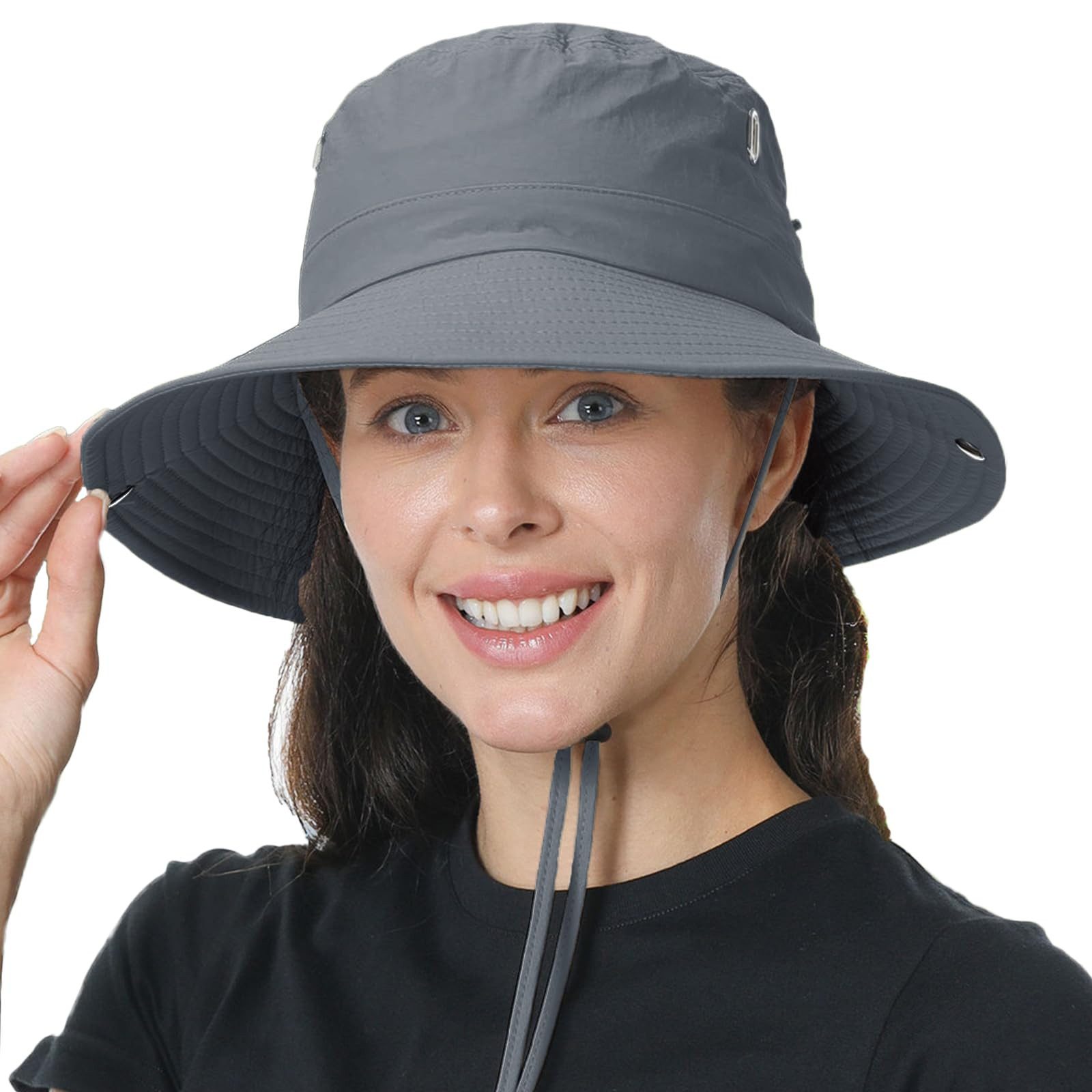 MOPUEA Sonnenhut Sonnenhut UV50+ Schutz Outdoor Faltbar Atmungsaktiv Schnell Trocknend