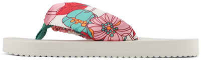 Flip Flop flip*tube flower Zehentrenner, Sommerschuh, Schlappen, Poolsildes mit schönem Blumenprint