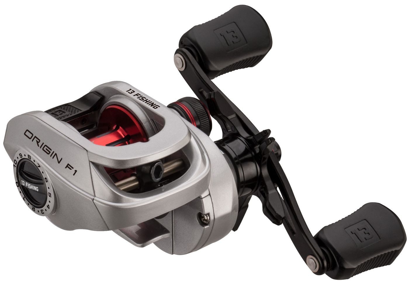 13 Fishing Baitcastrolle 13Fishing Rolle Origin F1 Cast Reel 6.6:1 LH - Baitcasterrolle)