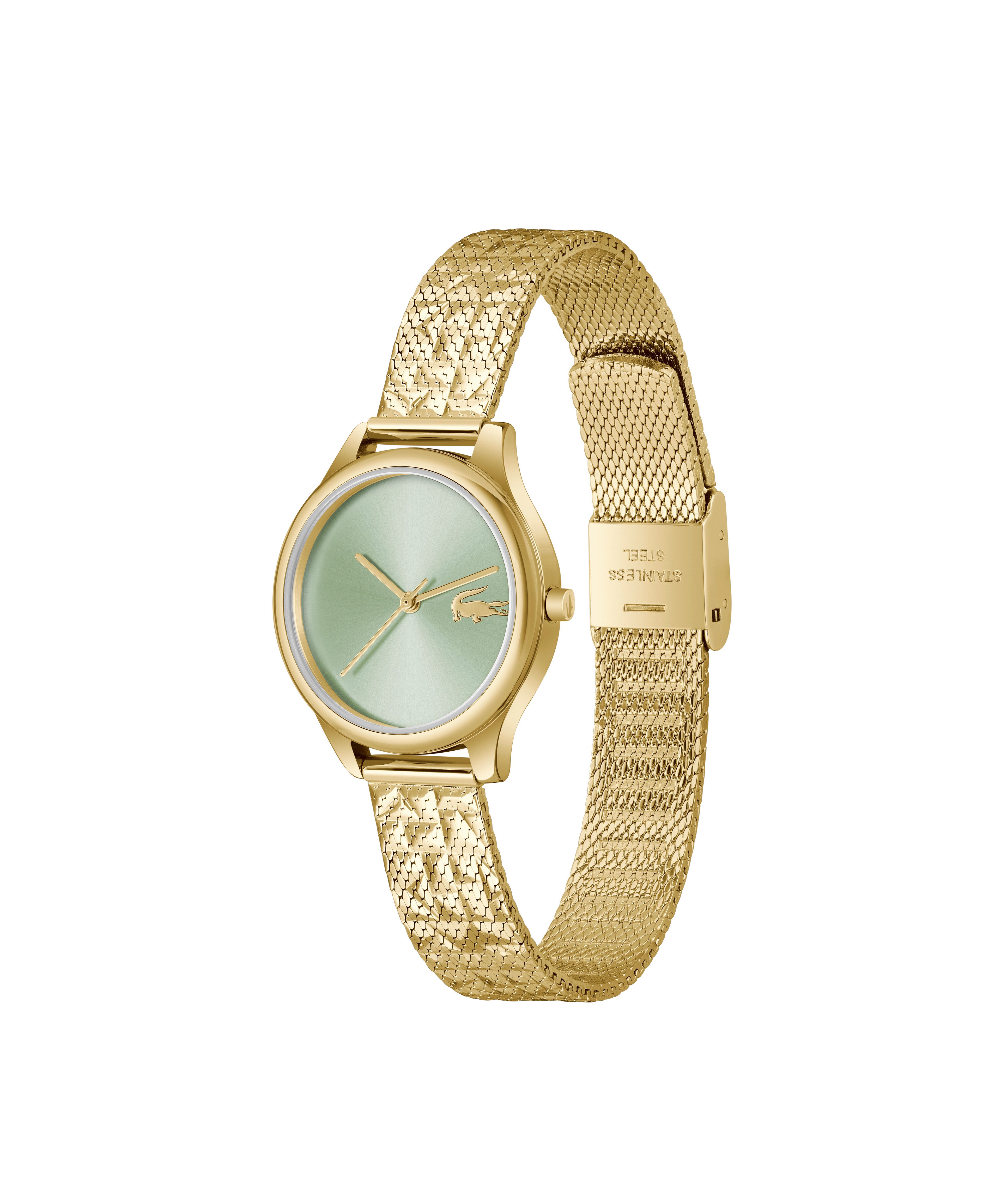 Calvin Klein Quarzuhr Mini Crocodelle 2001502, Armbanduhr, Damenuhr, Edelstahlarmband, analog