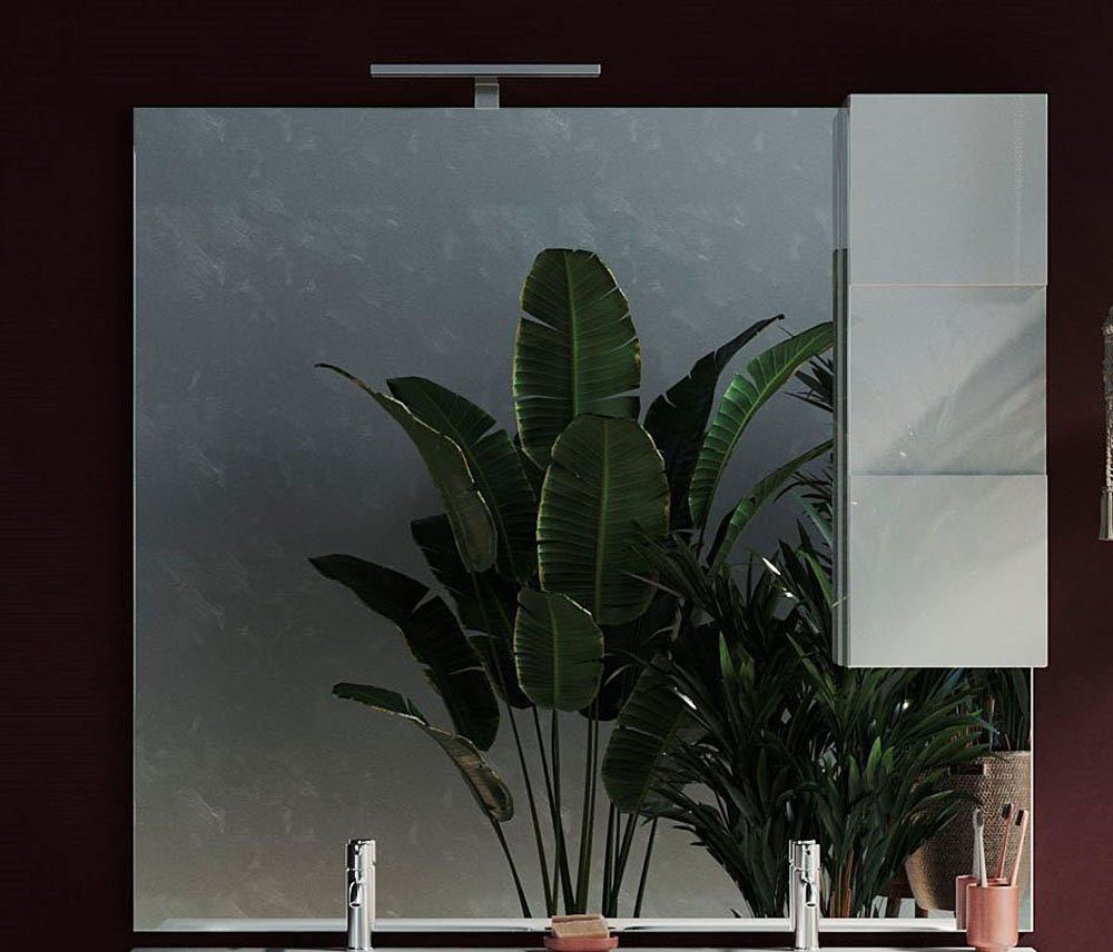 welltime Spiegelschrank Dama Badspiegelschrank mit Tür, 1 120 Beleuchtung Breite inkl. LED