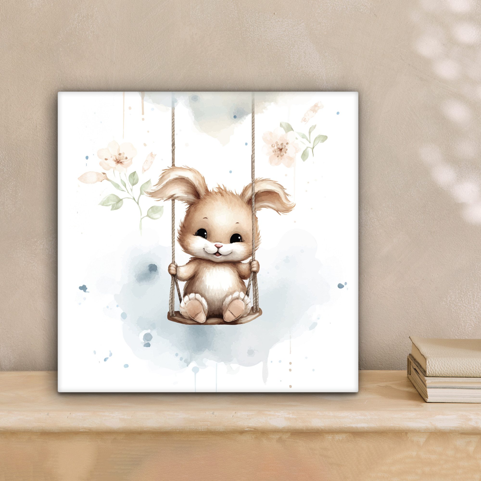 OneMillionCanvasses® Leinwandbild Kaninchen - Babytier - günstig online kaufen